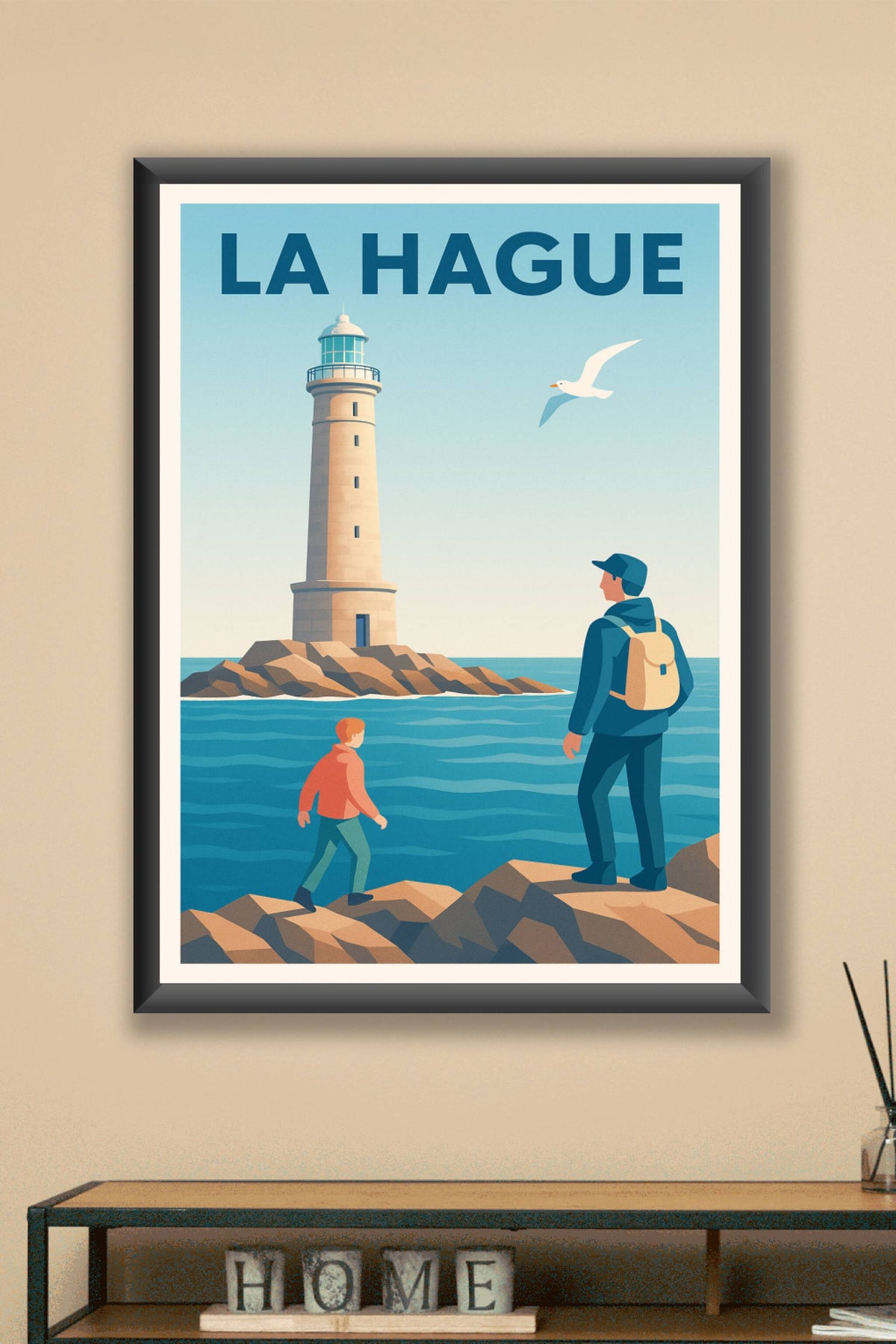 Affiche de La Hague - L'appel du phare et de la mer