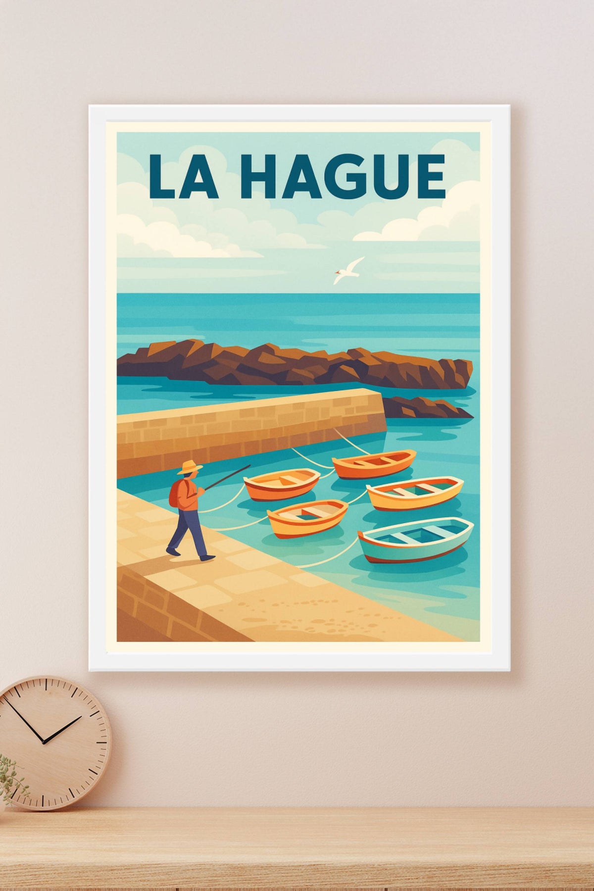 Affiche de La Hague - Sérénité maritime et paysages apaisants