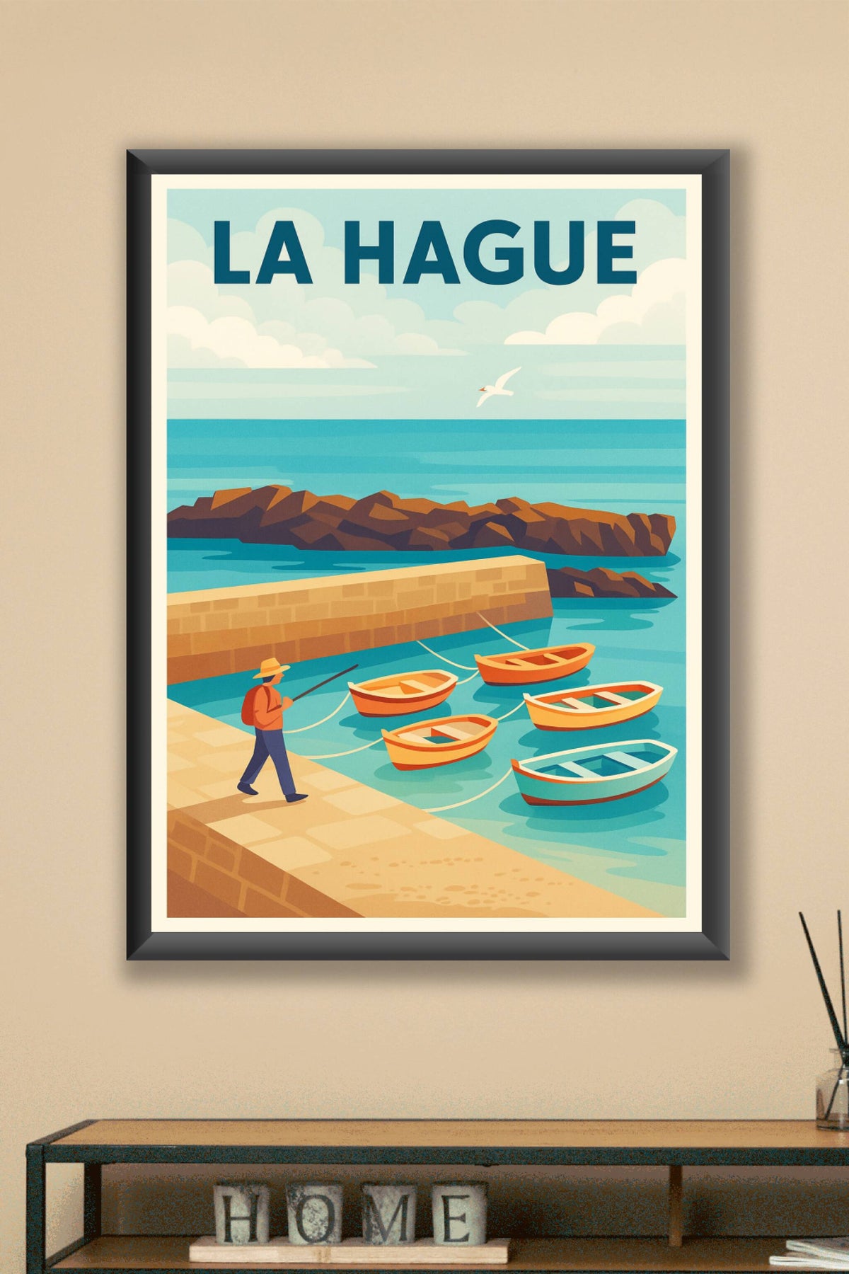 Affiche de La Hague - Sérénité maritime et paysages apaisants