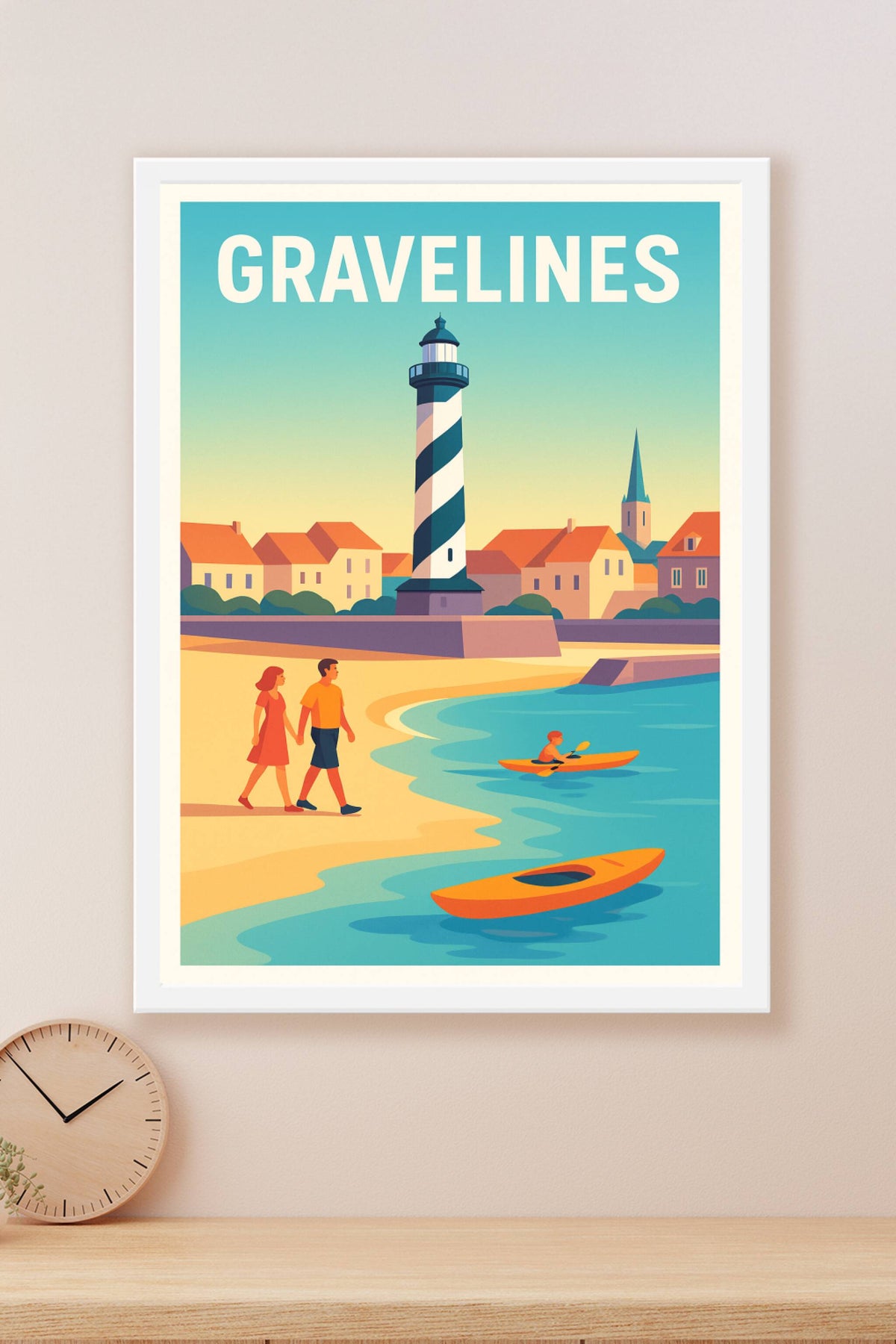 Affiche de Gravelines - Charme côtier et détente au bord de l'eau