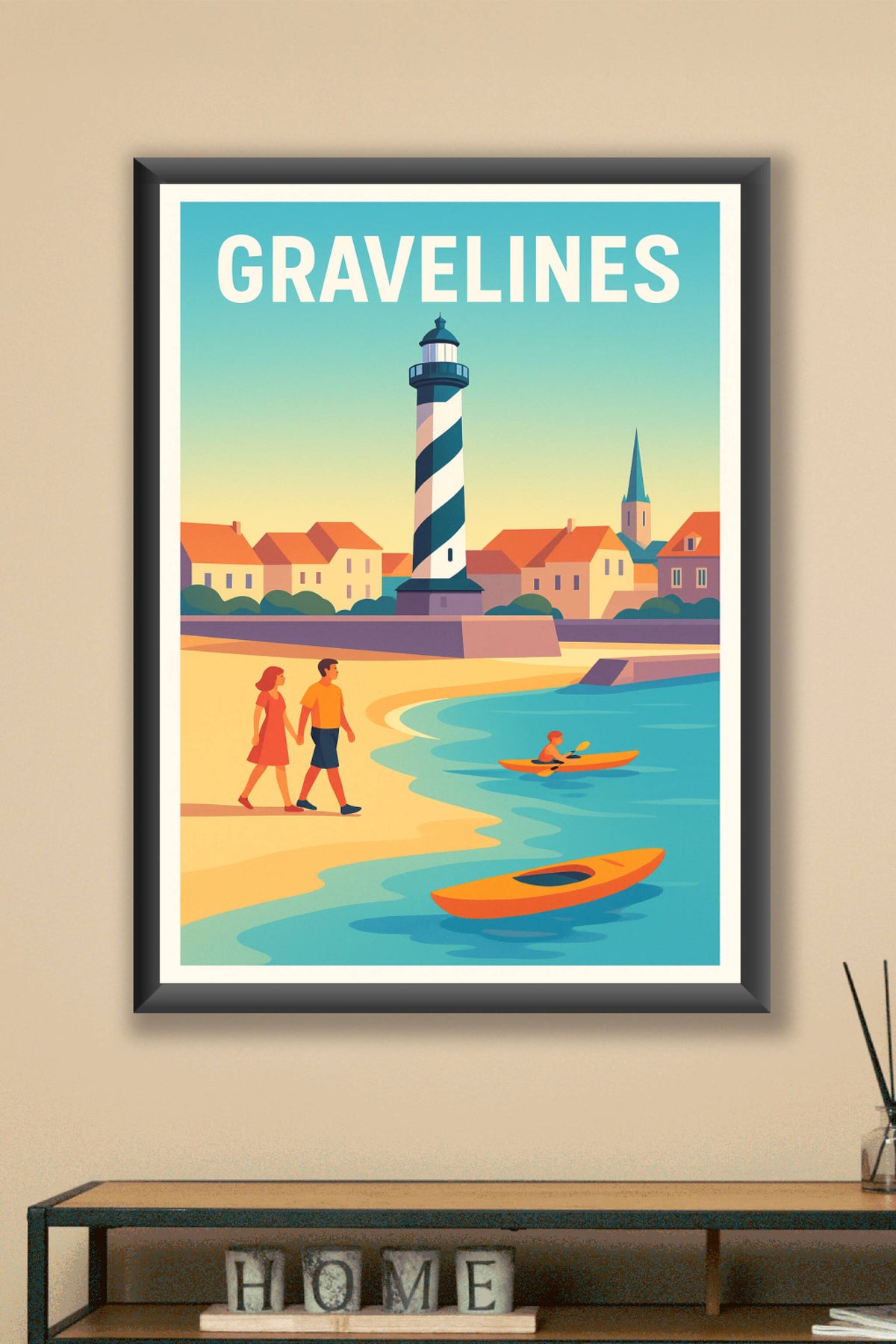 Affiche de Gravelines - Charme côtier et détente au bord de l'eau