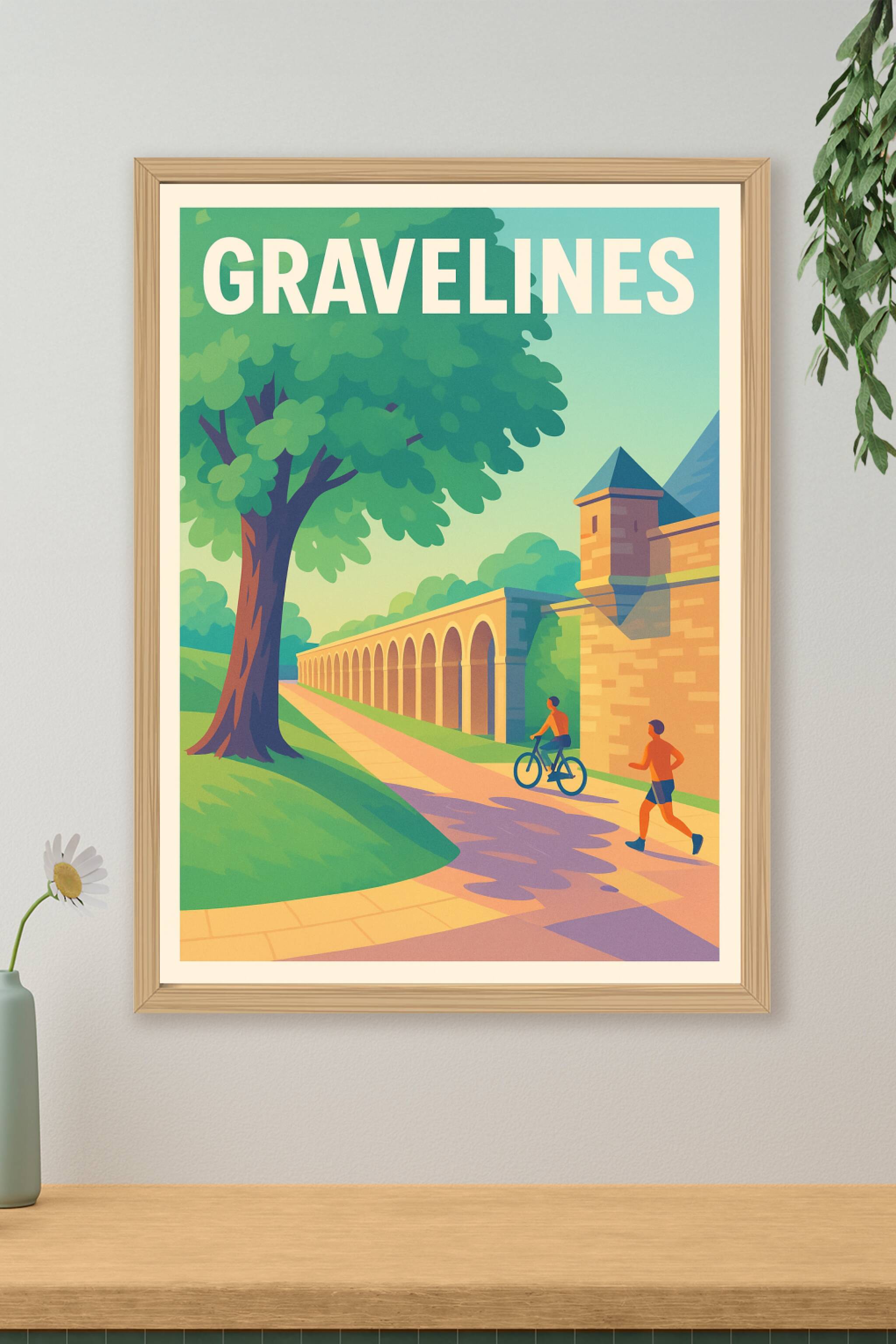 Affiche de Gravelines - Évasion et Nature en Bord de Ville