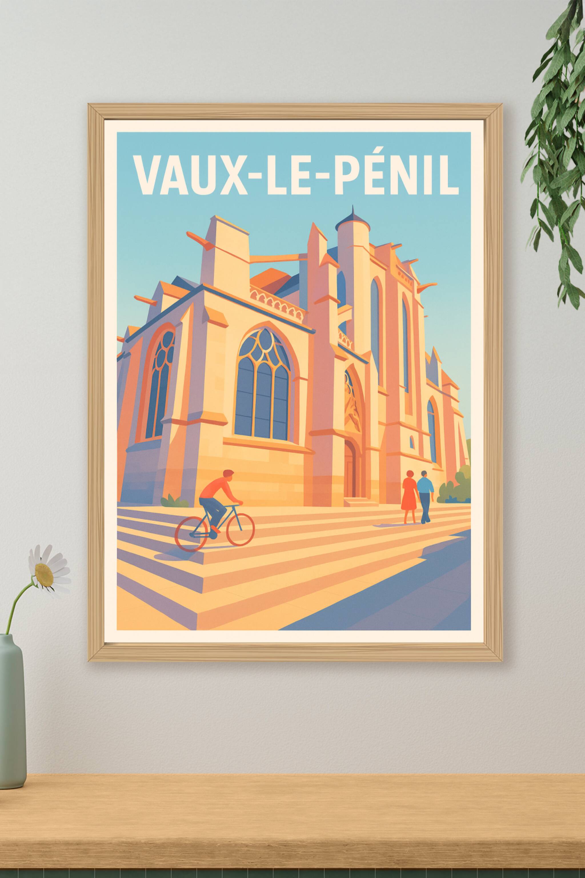 Affiche de Vaux-le-Pénil - L'élégance architecturale en lumière