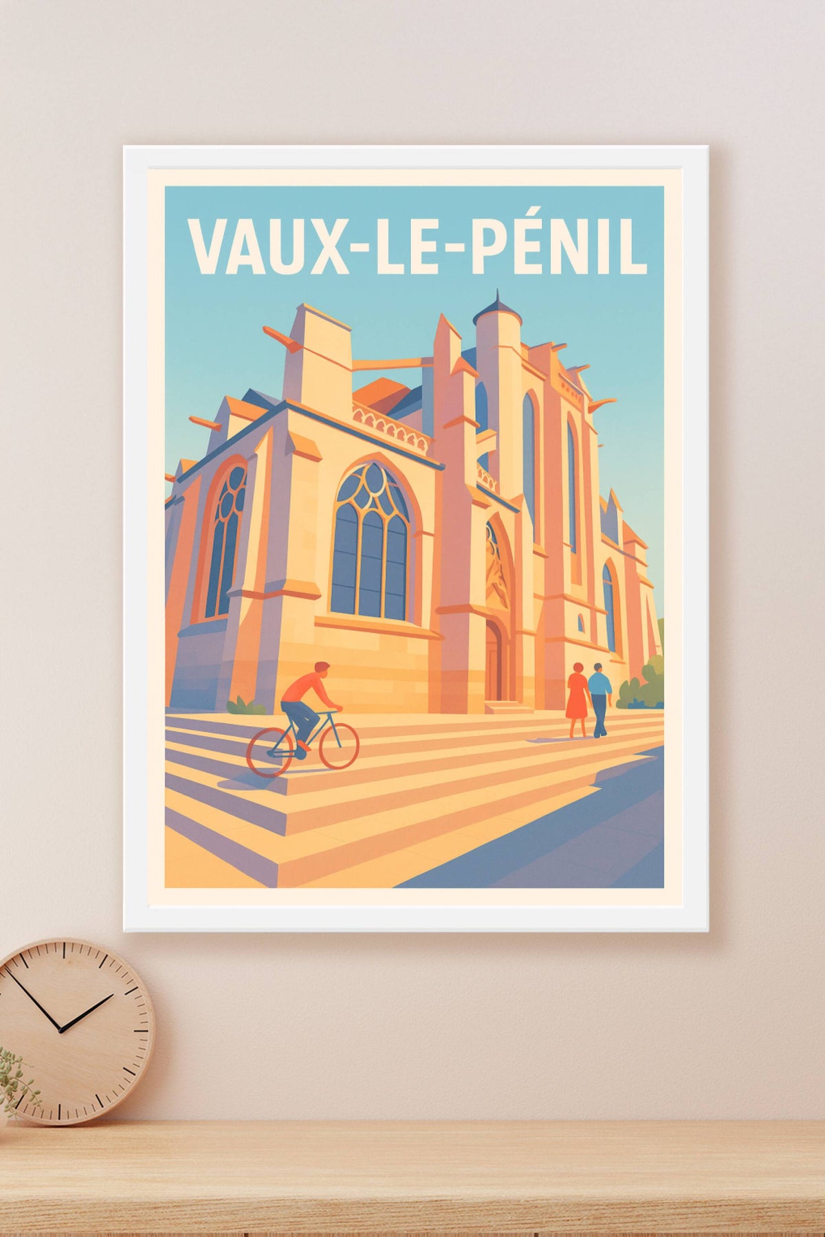 Affiche de Vaux-le-Pénil - L'élégance architecturale en lumière