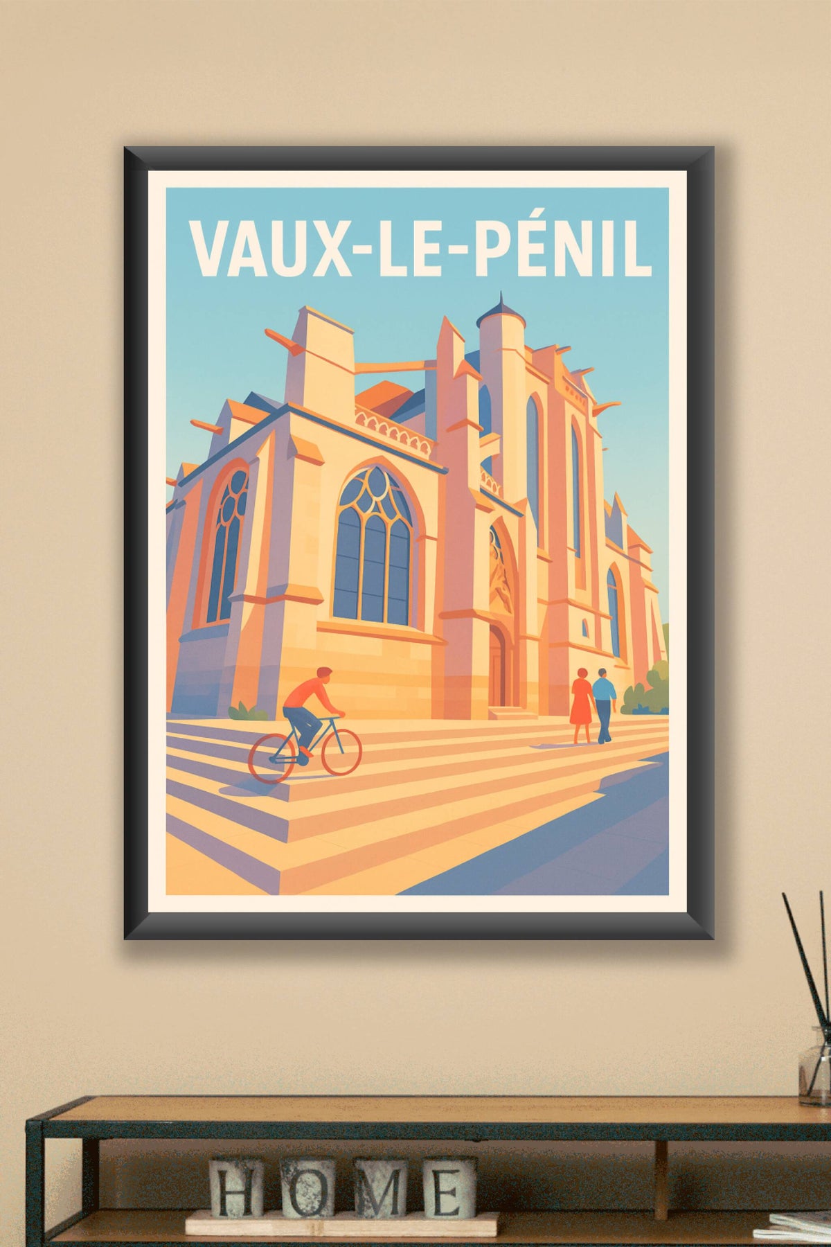 Affiche de Vaux-le-Pénil - L'élégance architecturale en lumière