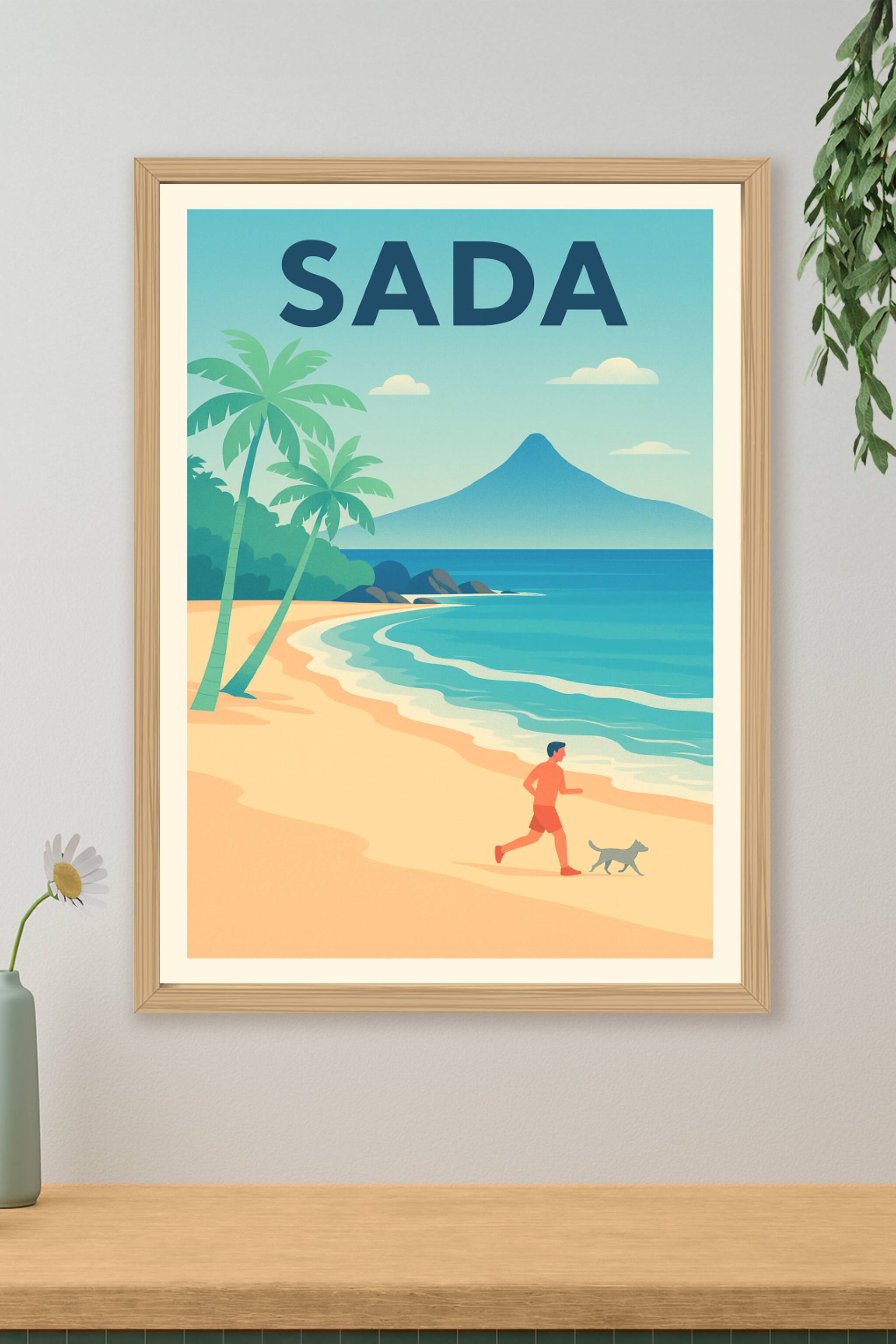 Affiche de Sada - Évasion et sérénité au bord de la mer