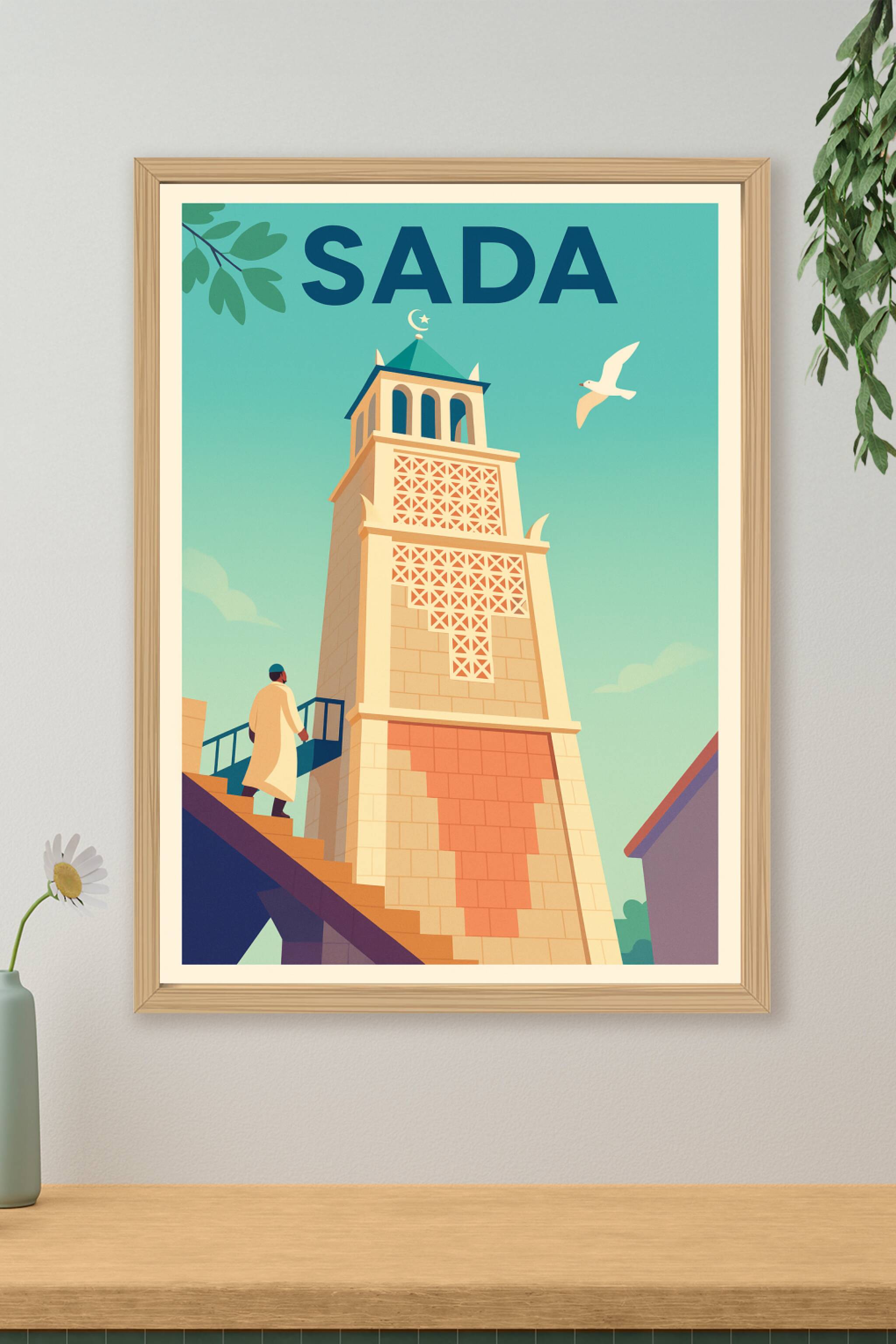 Affiche de Sada - Harmonie et sérénité architecturale