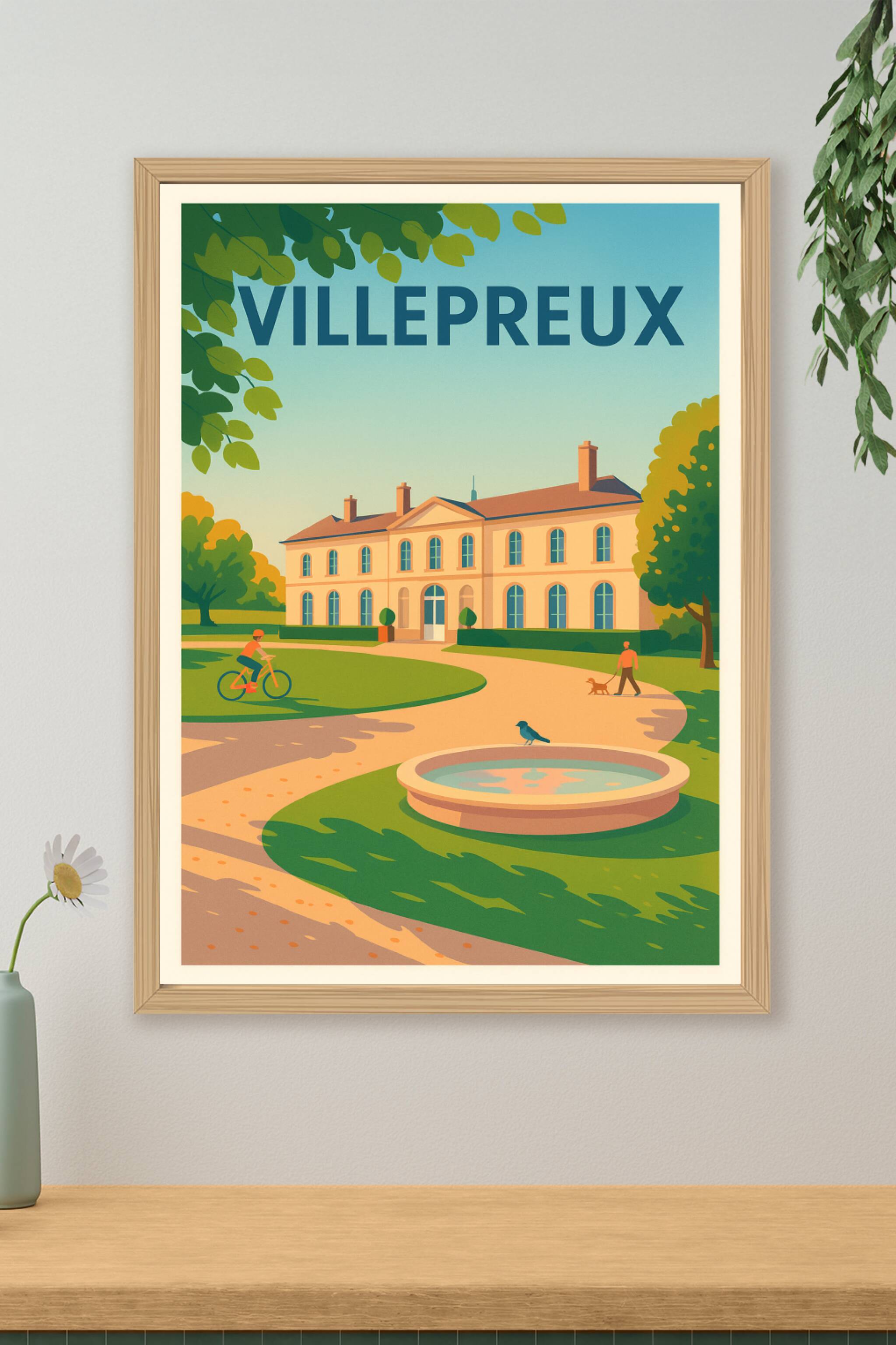 Affiche de Villepreux - Le charme tranquille du parc et du patrimoine