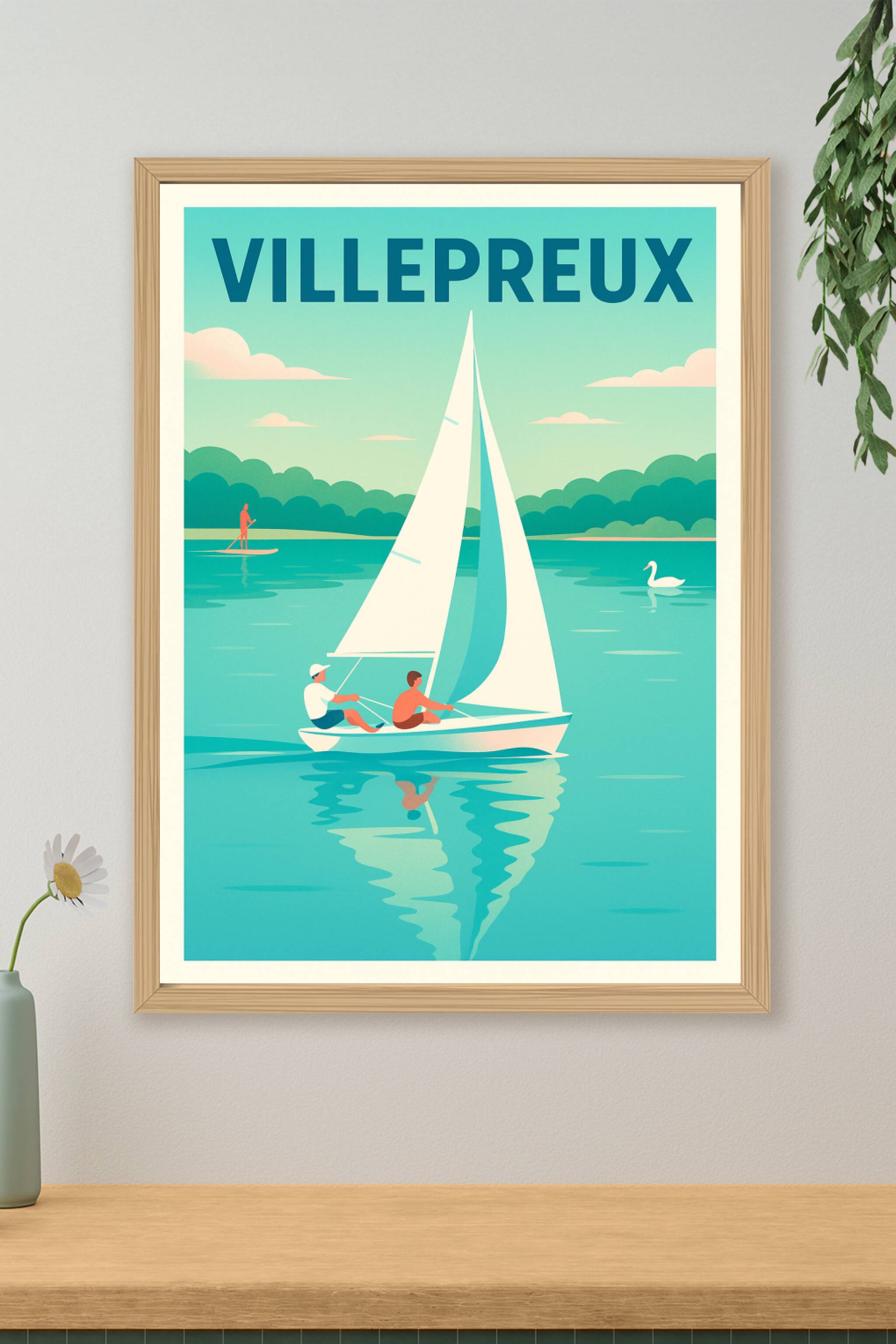 Affiche de Villepreux - Plongée dans l'été paisible