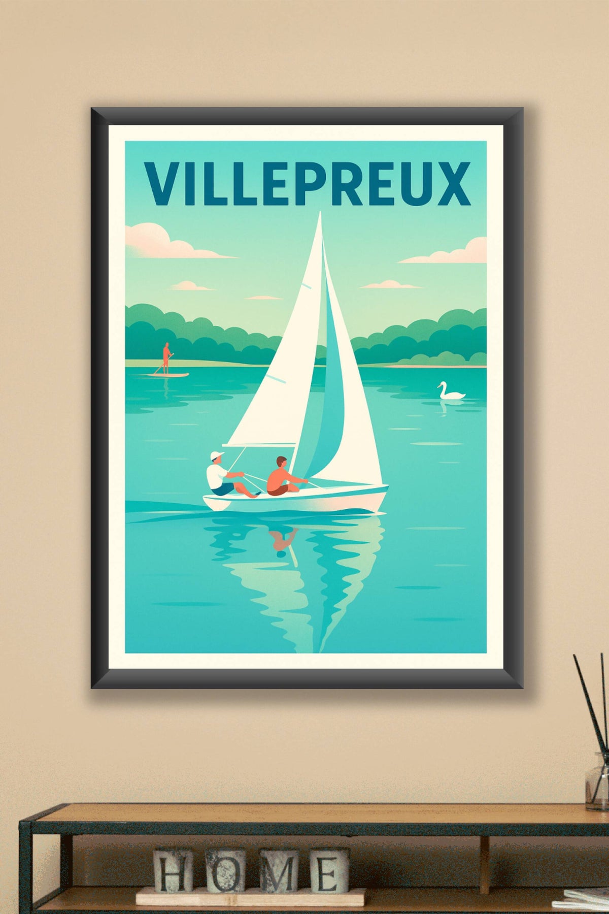Affiche de Villepreux - Plongée dans l'été paisible