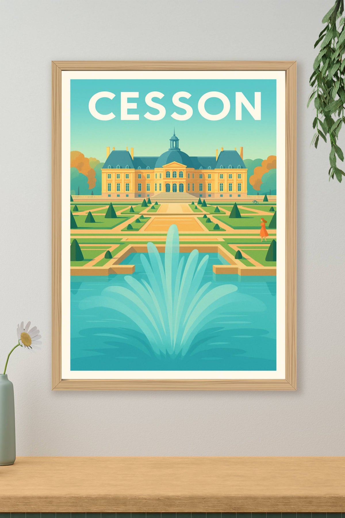 Affiche de Cesson - Élégance et sérénité au château