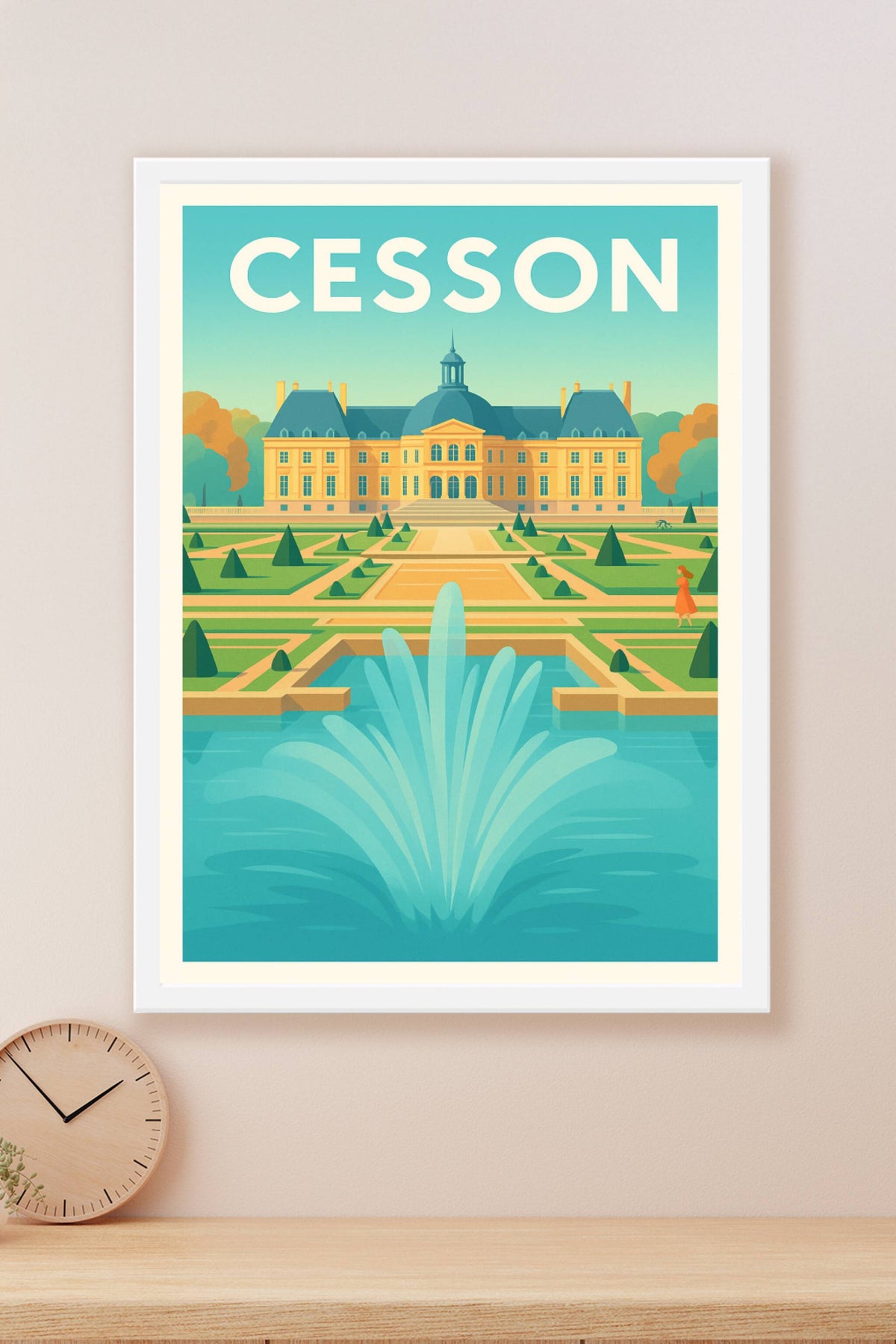 Affiche de Cesson - Élégance et sérénité au château