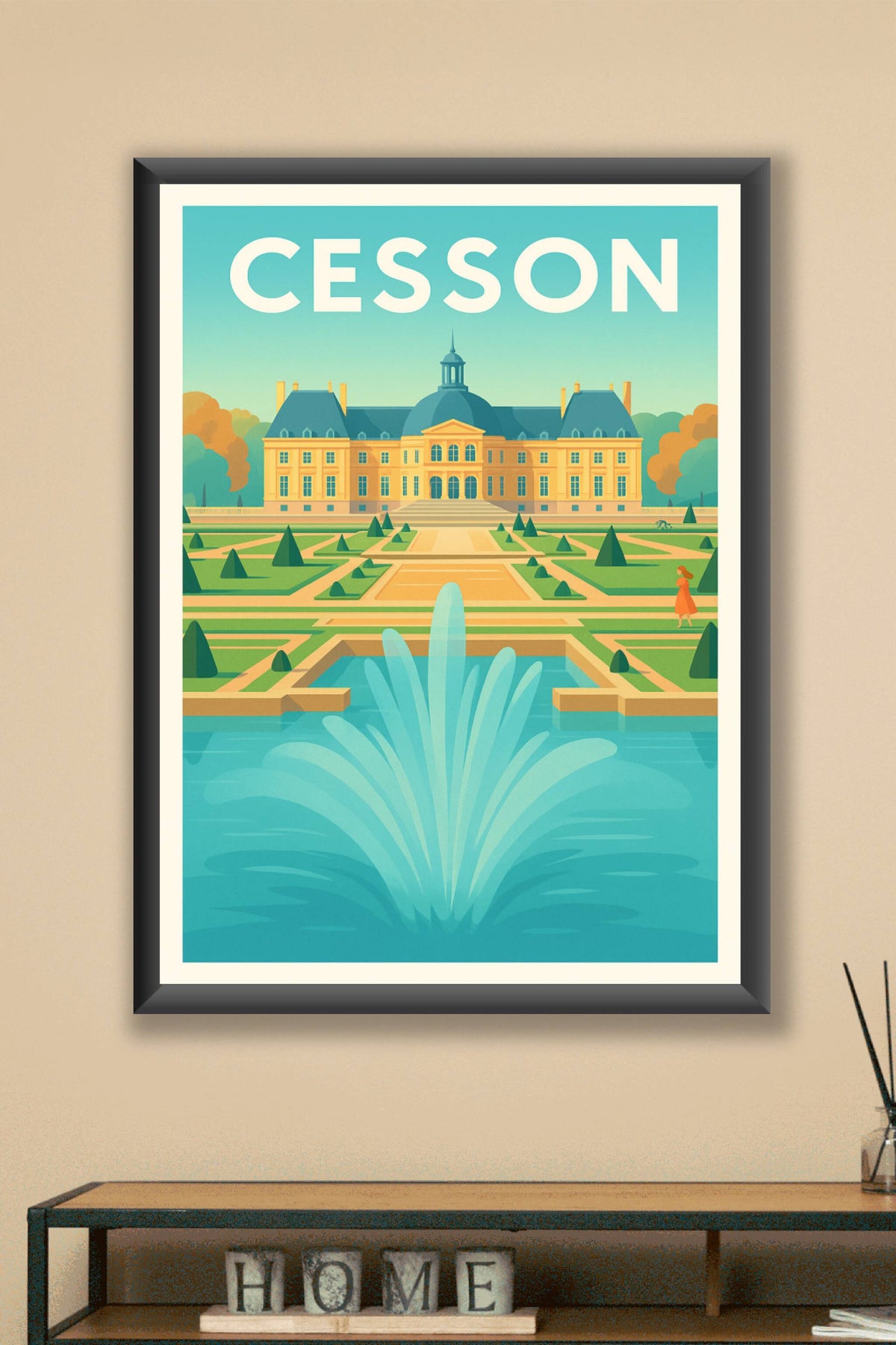 Affiche de Cesson - Élégance et sérénité au château