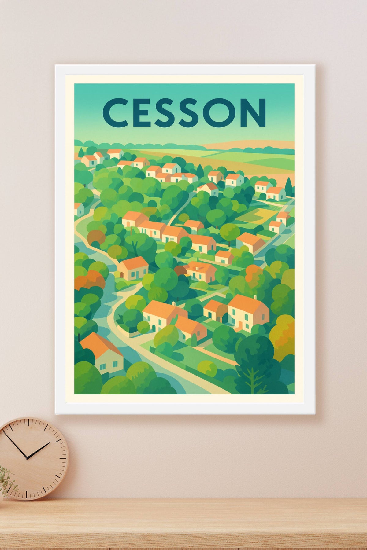 Affiche de Cesson - Charme bucolique et villages paisibles