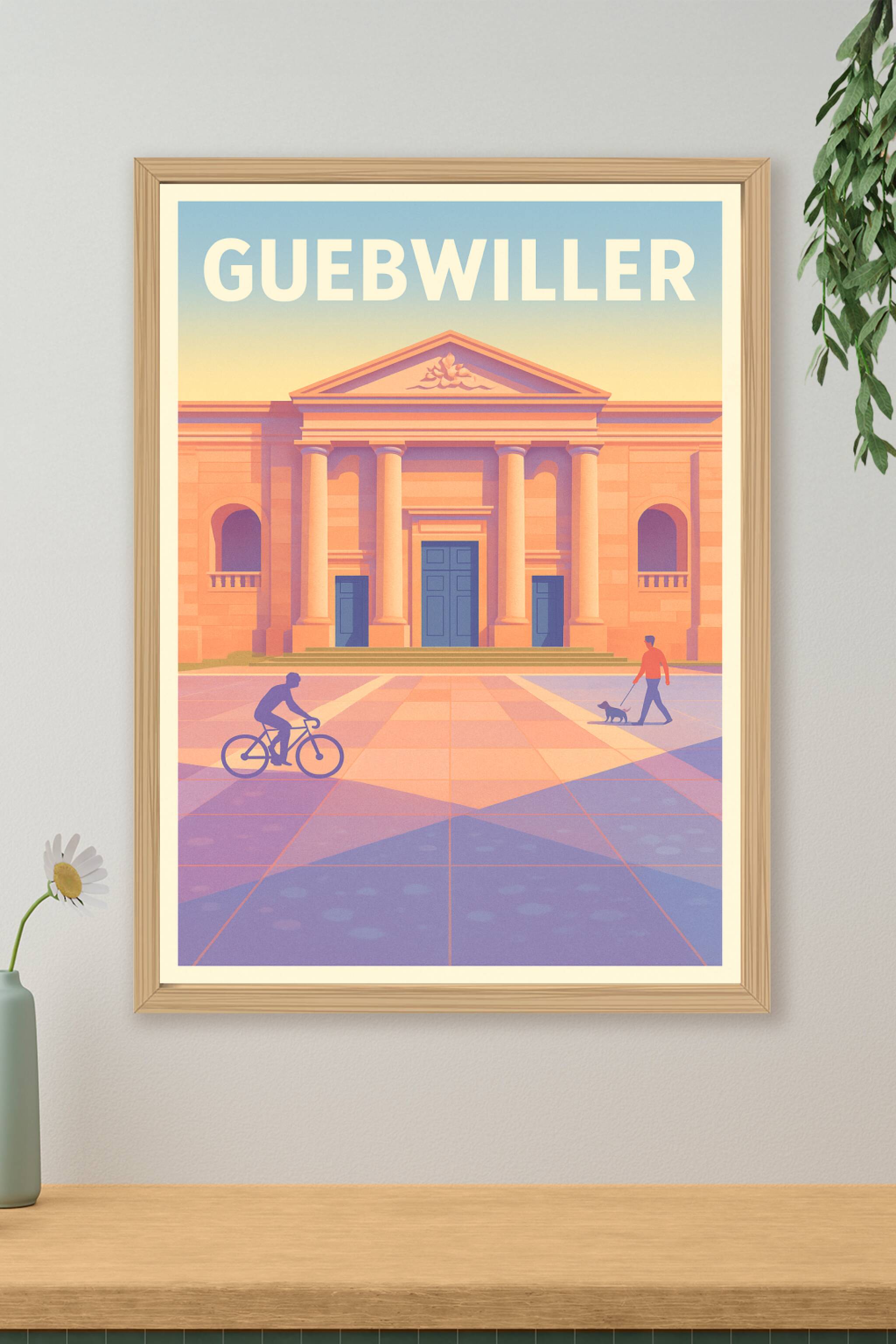 Affiche de Guebwiller - Charme classique et douceur de vivre