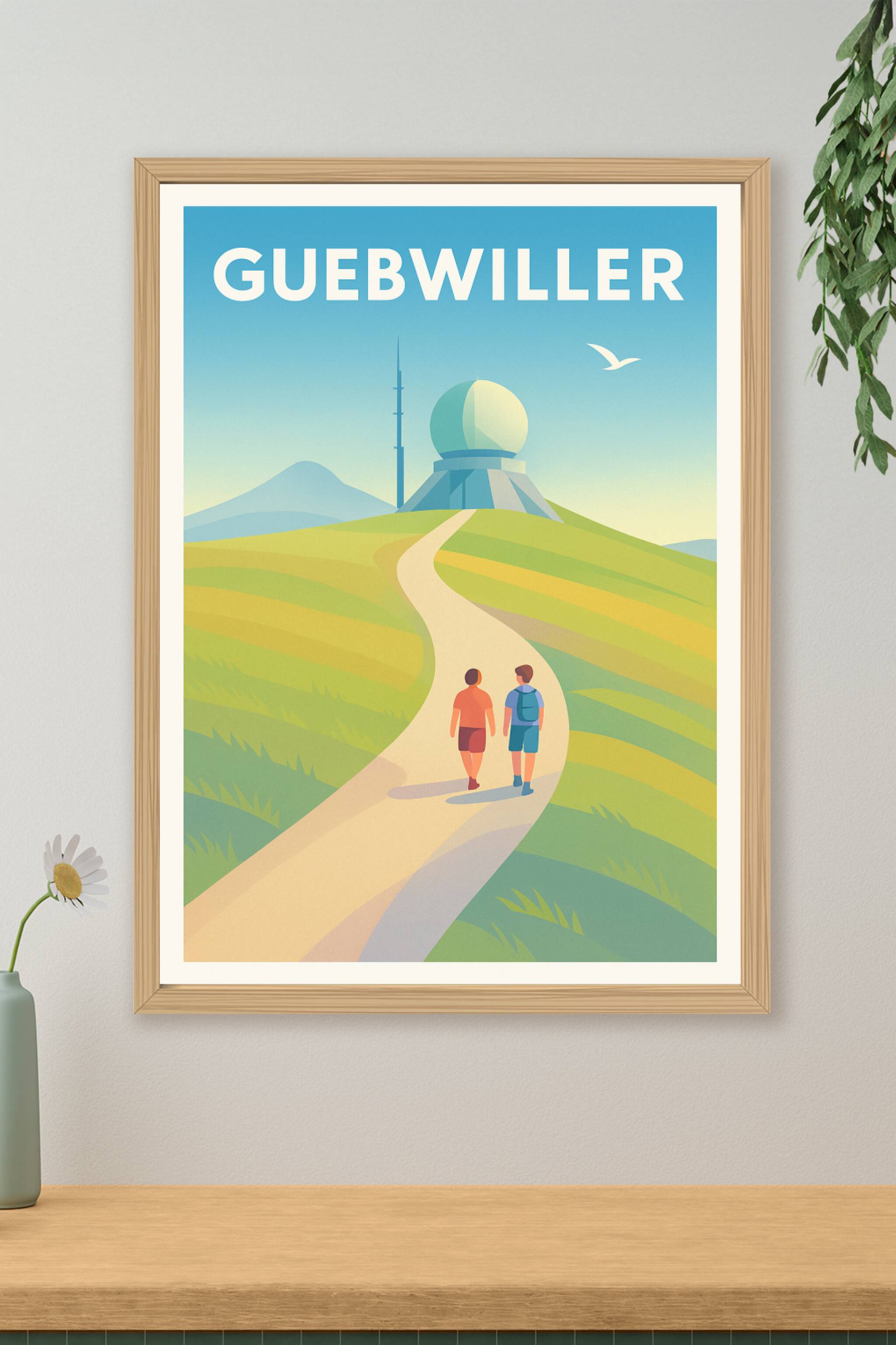 Affiche de Guebwiller - Balade bucolique au sommet