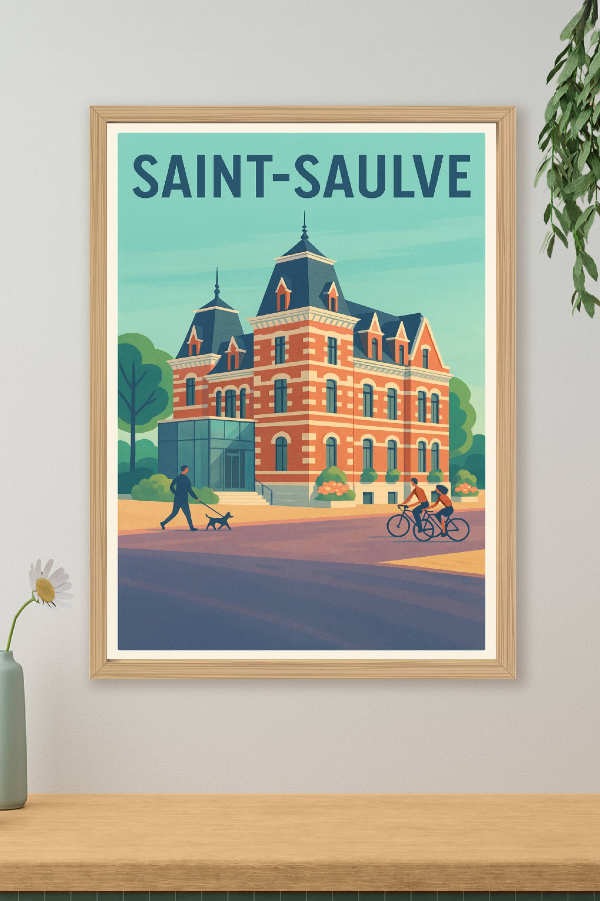 Affiche de Saint-Saulve - Charme et tradition au cœur de la ville