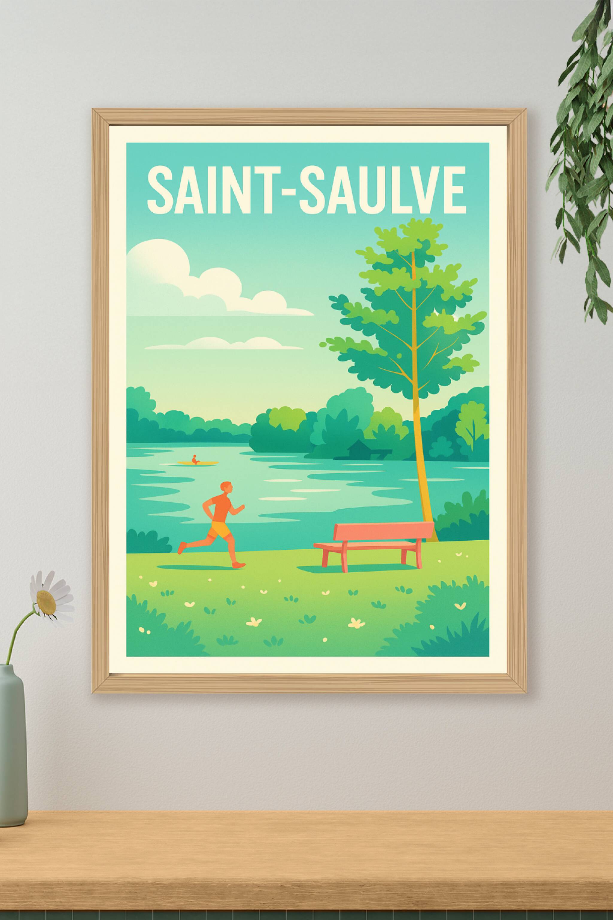 Affiche de Saint-Saulve - Évasion nature au bord de l'eau
