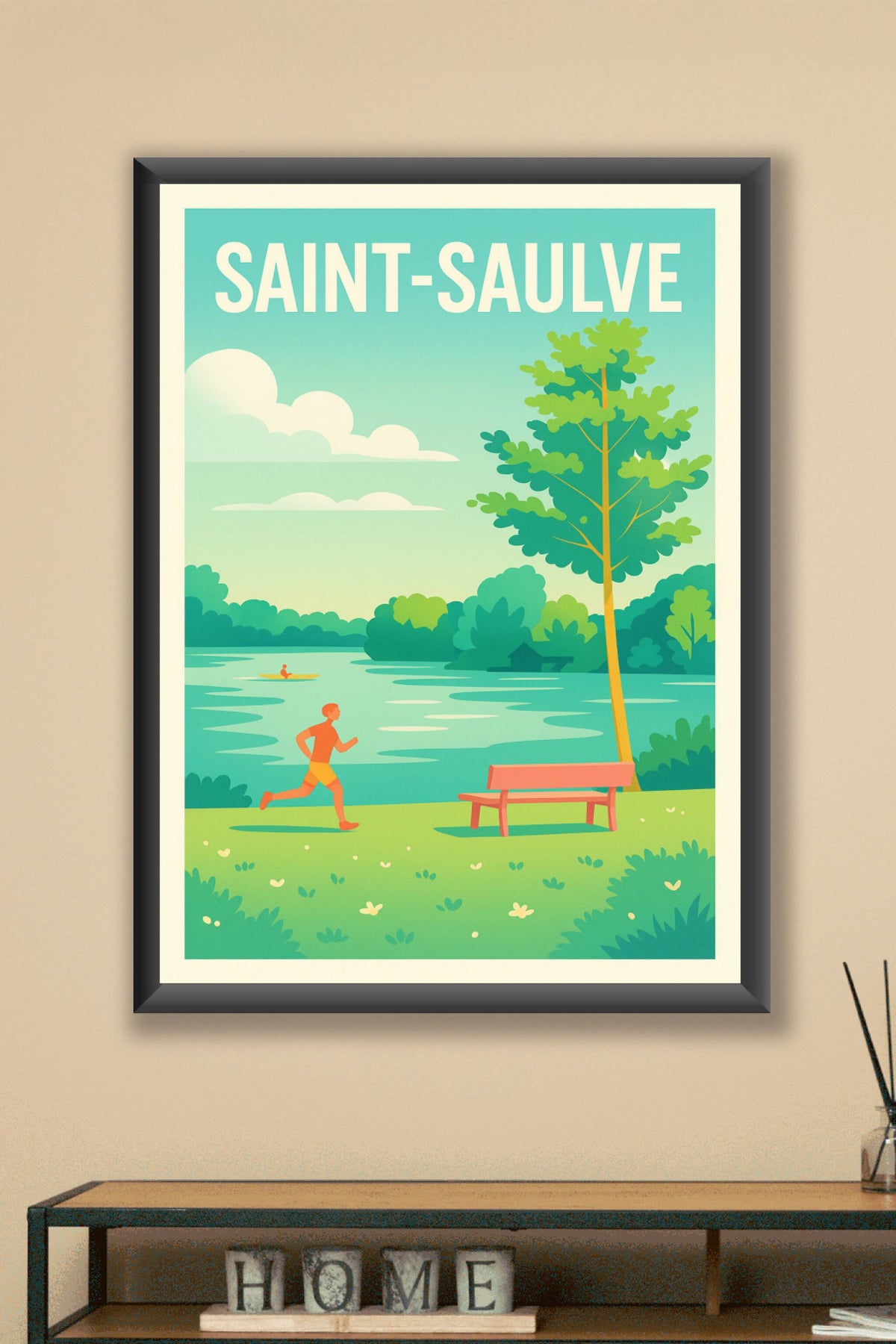 Affiche de Saint-Saulve - Évasion nature au bord de l'eau