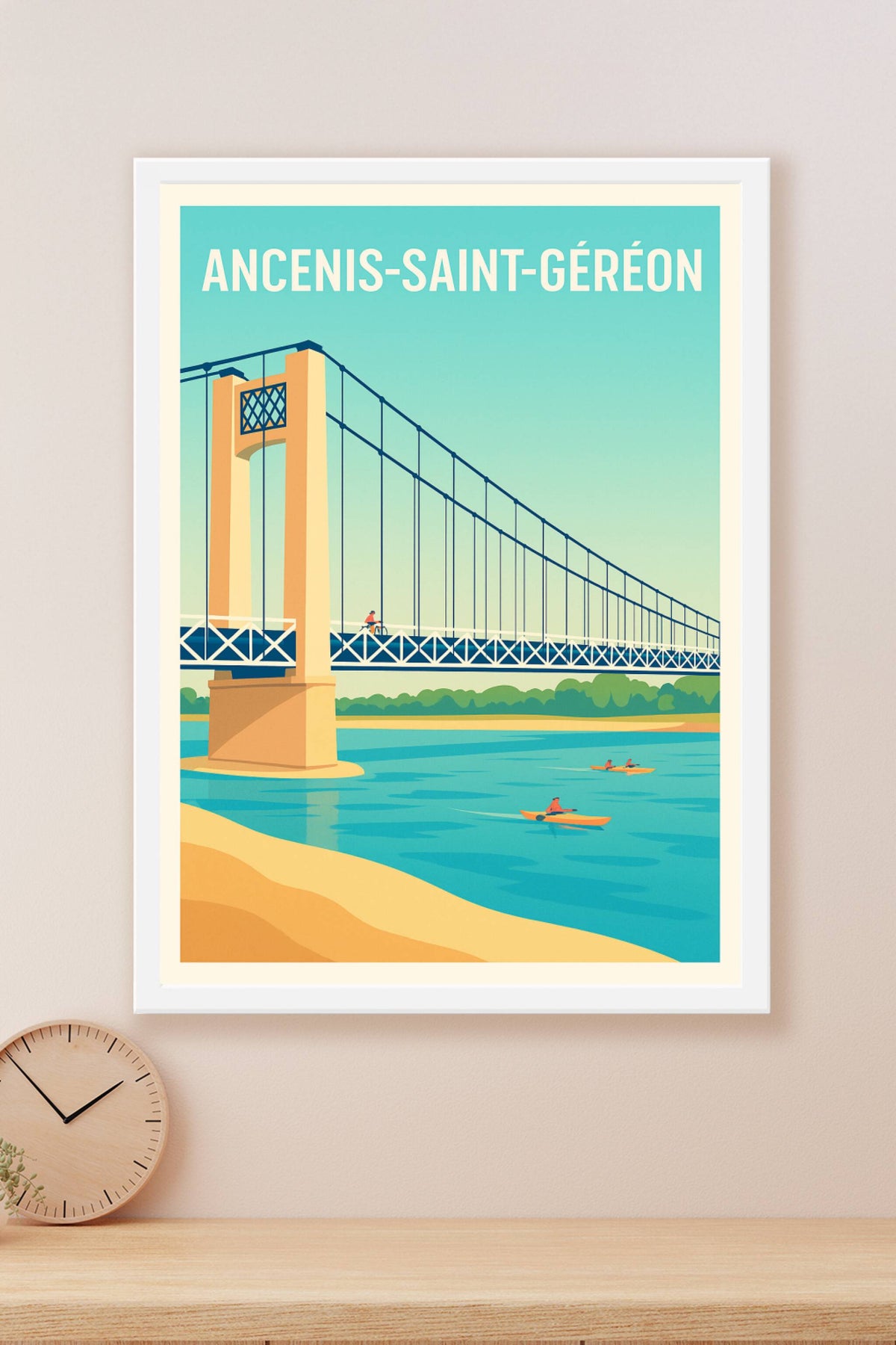 Affiche de Ancenis-Saint-Géréon - Charme et Sérénité au Fil de la Loire