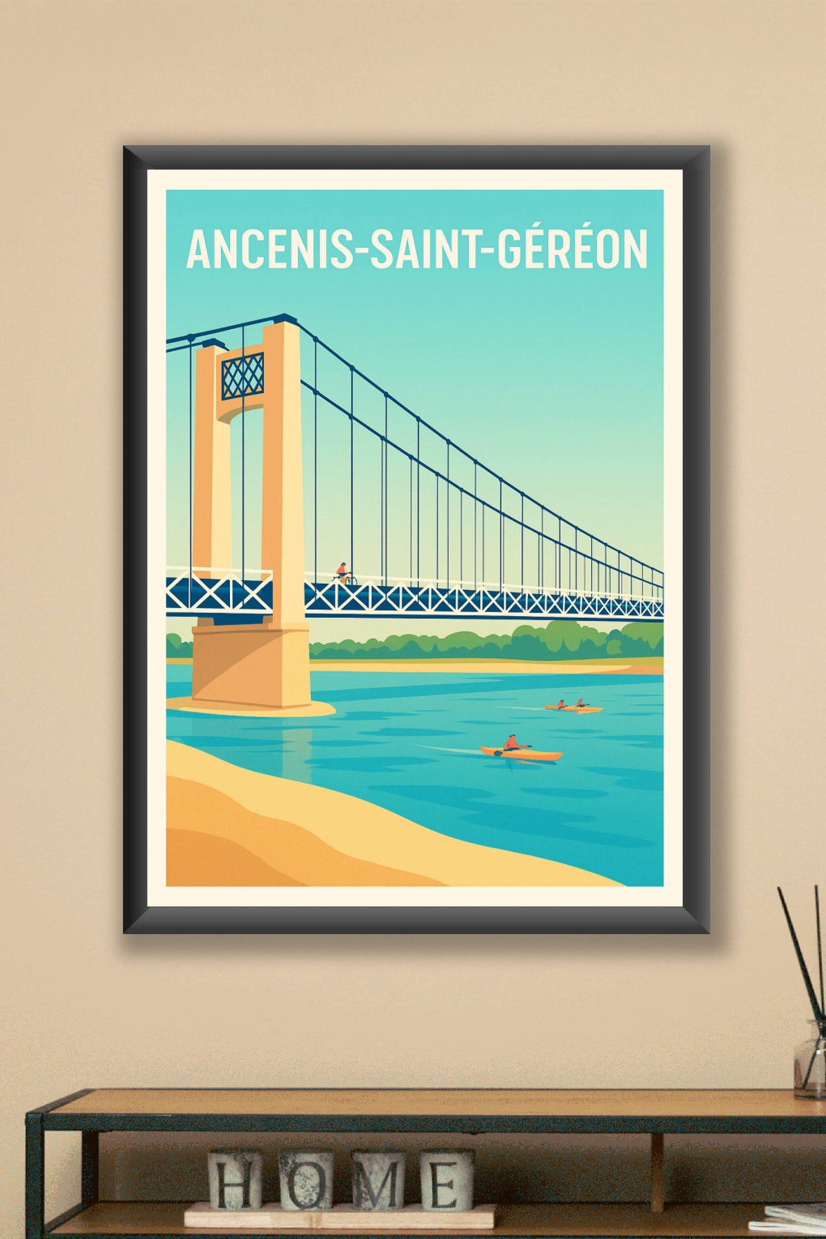 Affiche de Ancenis-Saint-Géréon - Charme et Sérénité au Fil de la Loire