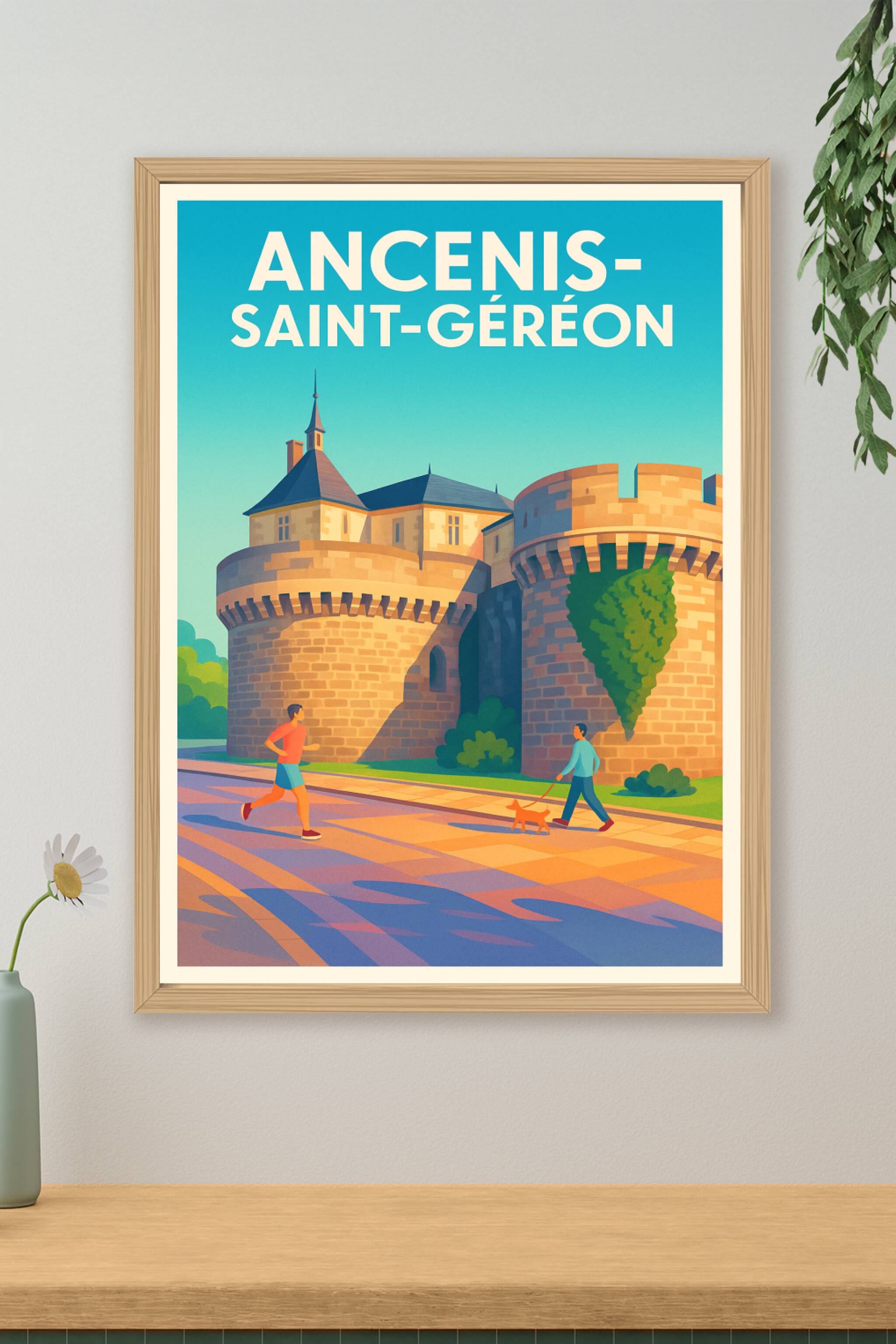 Affiche de Ancenis-Saint-Géréon - Entre patrimoine et vie quotidienne
