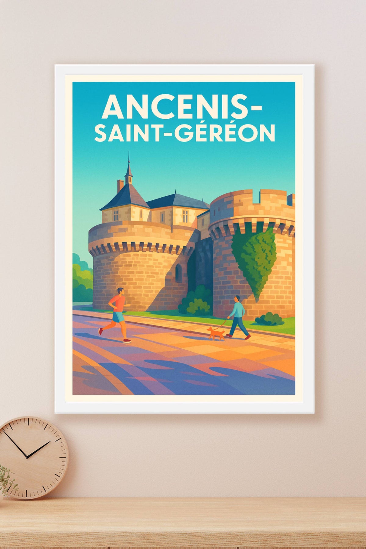 Affiche de Ancenis-Saint-Géréon - Entre patrimoine et vie quotidienne