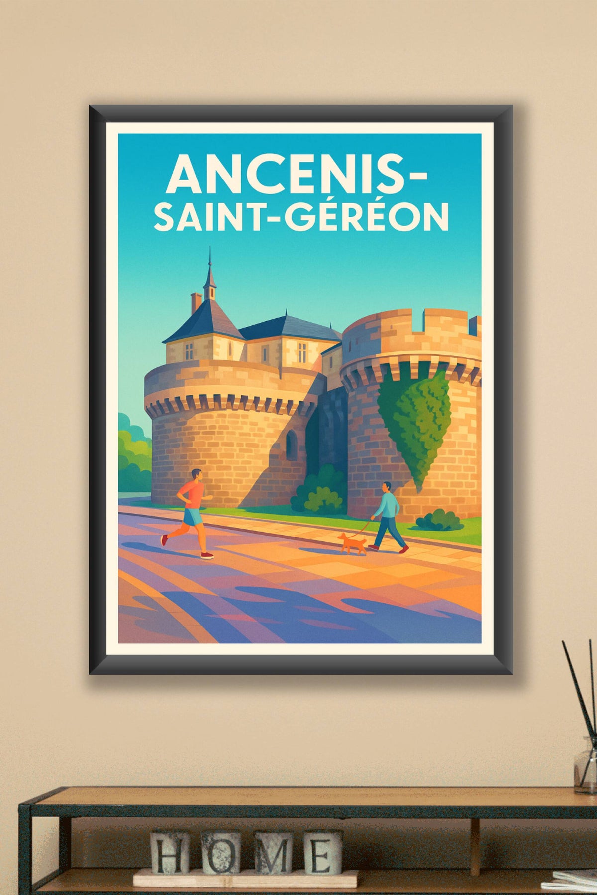 Affiche de Ancenis-Saint-Géréon - Entre patrimoine et vie quotidienne