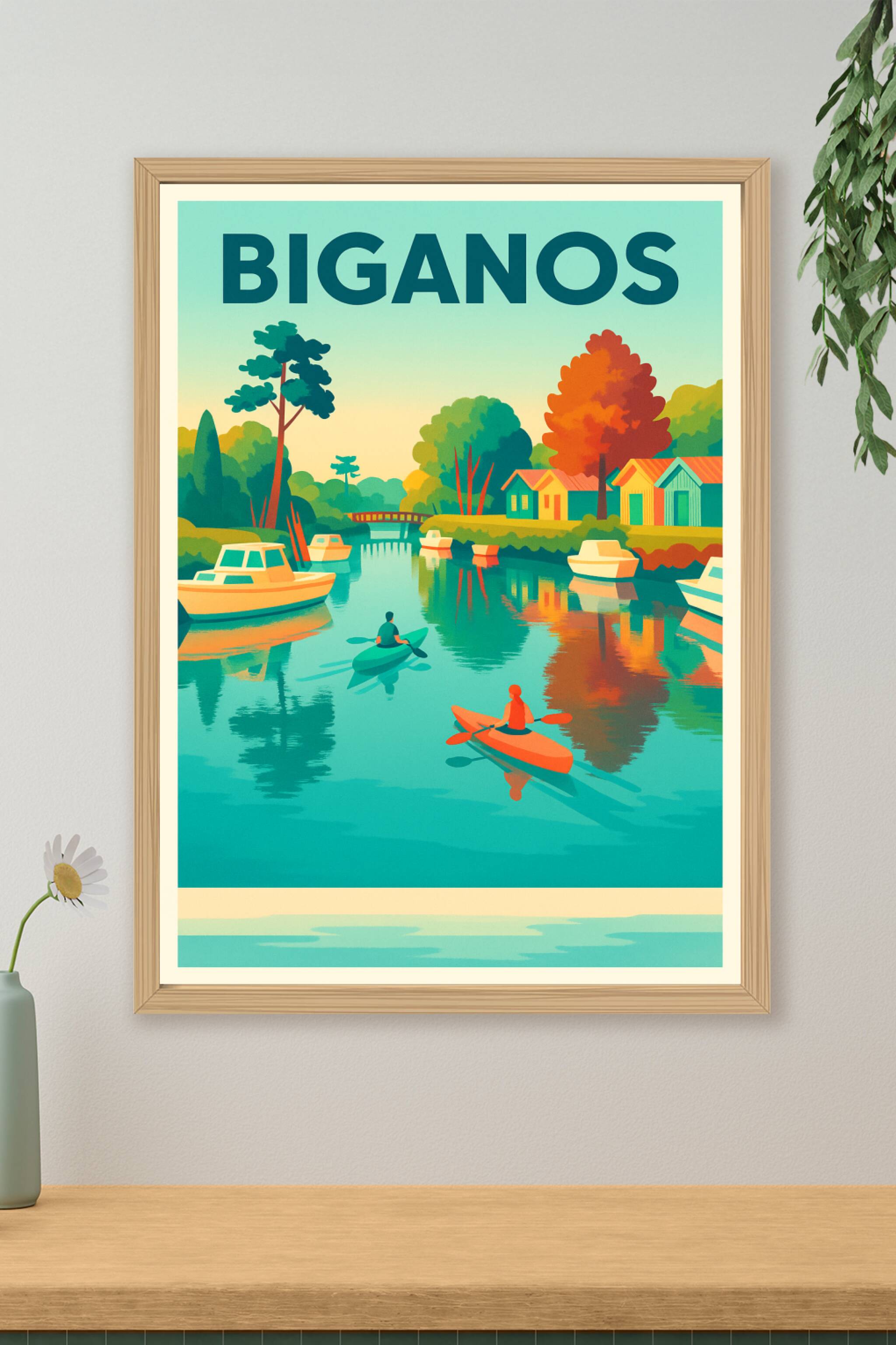 Affiche de Biganos - Évasion et détente au fil de l'eau