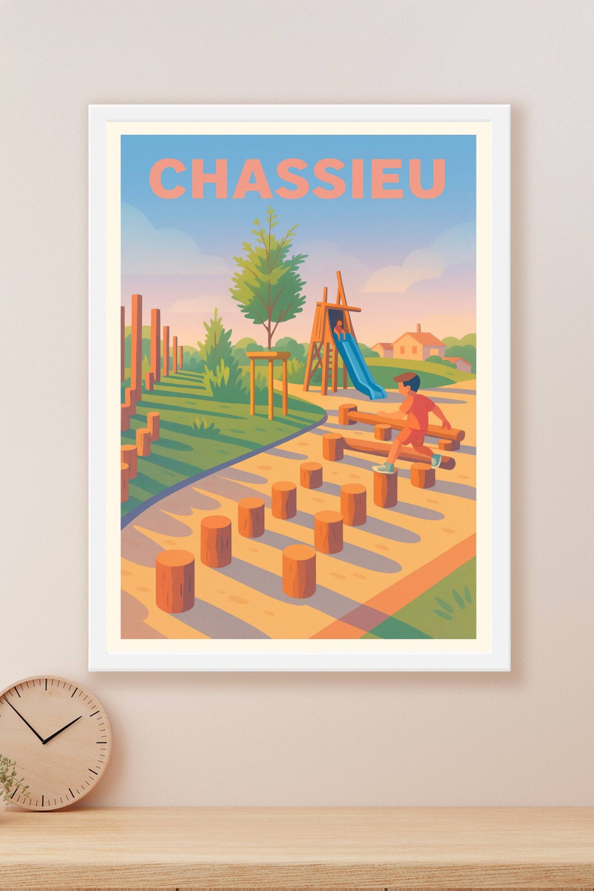 Affiche de Chassieu - Douceur et jeux en plein air