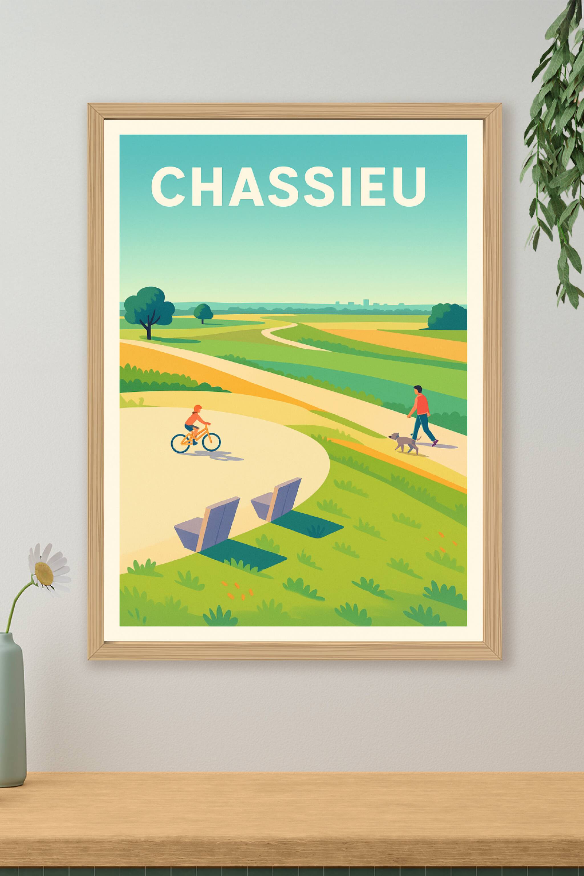 Affiche de Chassieu - Évasion en pleine nature