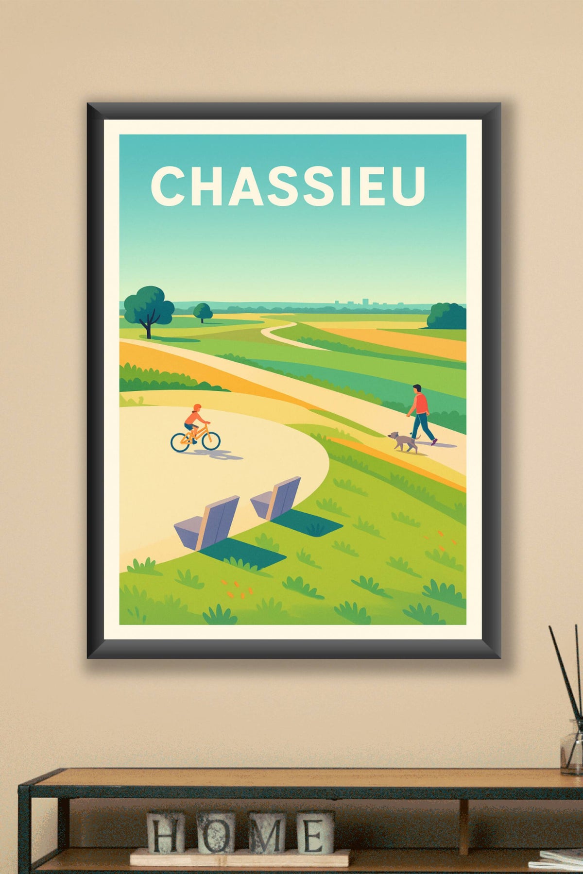 Affiche de Chassieu - Évasion en pleine nature
