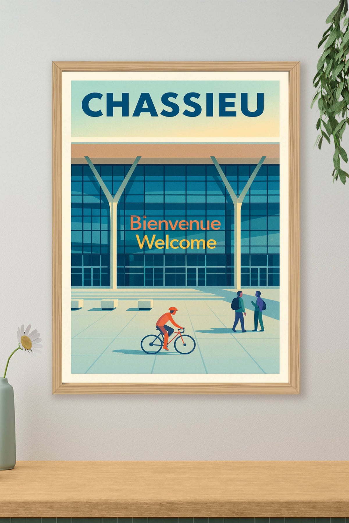 Affiche de Chassieu - Bienvenue dans la modernité urbaine