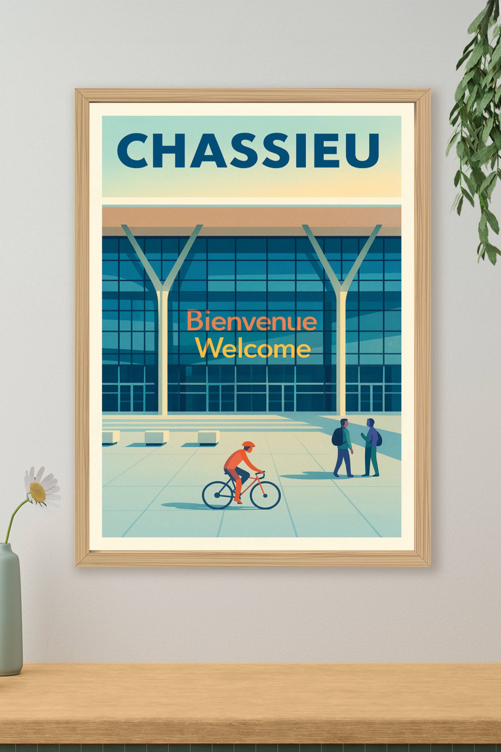 Affiche de Chassieu - Bienvenue dans la modernité urbaine