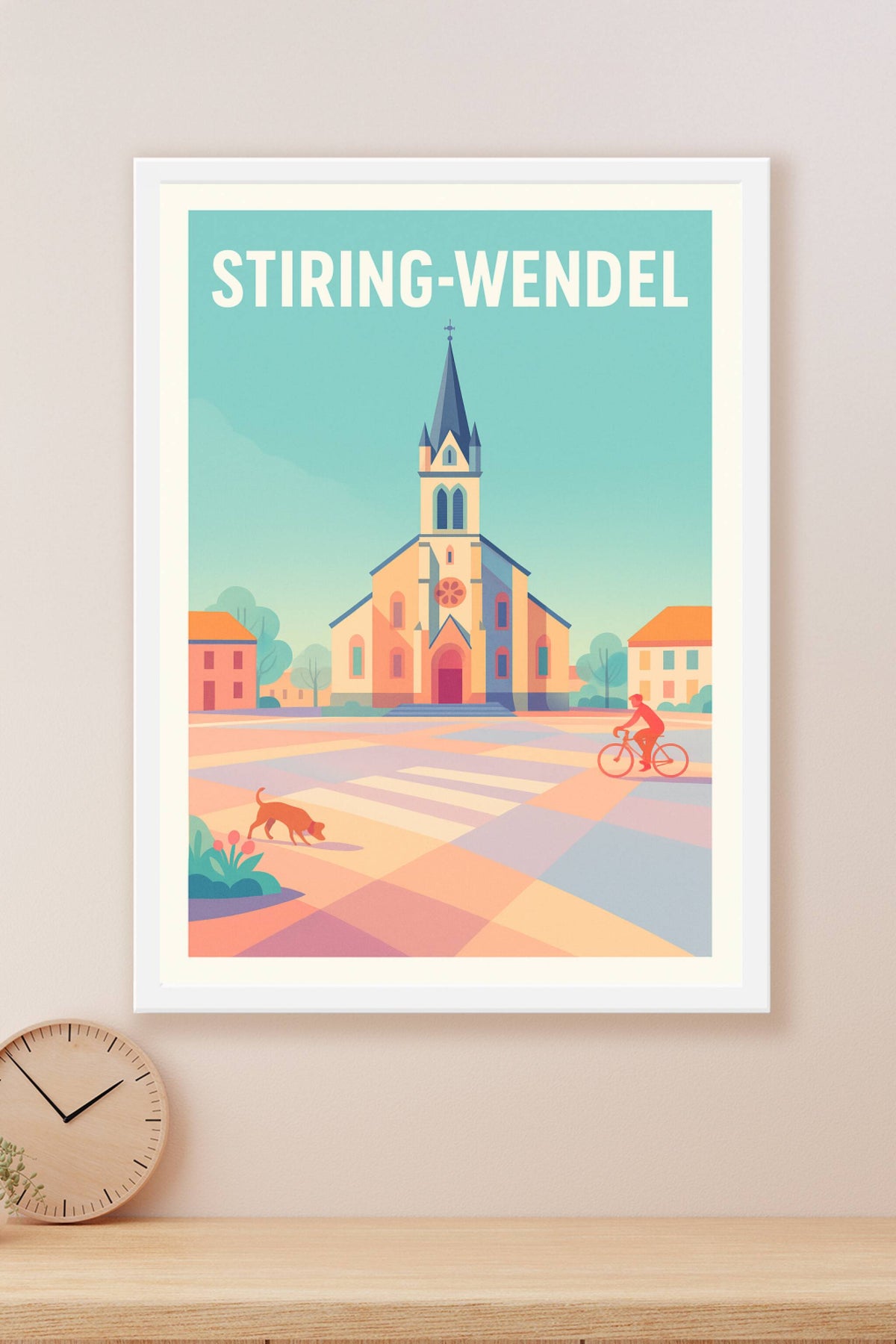 Affiche de Stiring-Wendel - Charme paisible et architectures emblématiques