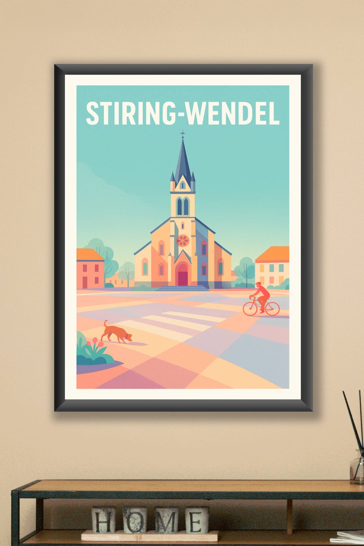 Affiche de Stiring-Wendel - Charme paisible et architectures emblématiques