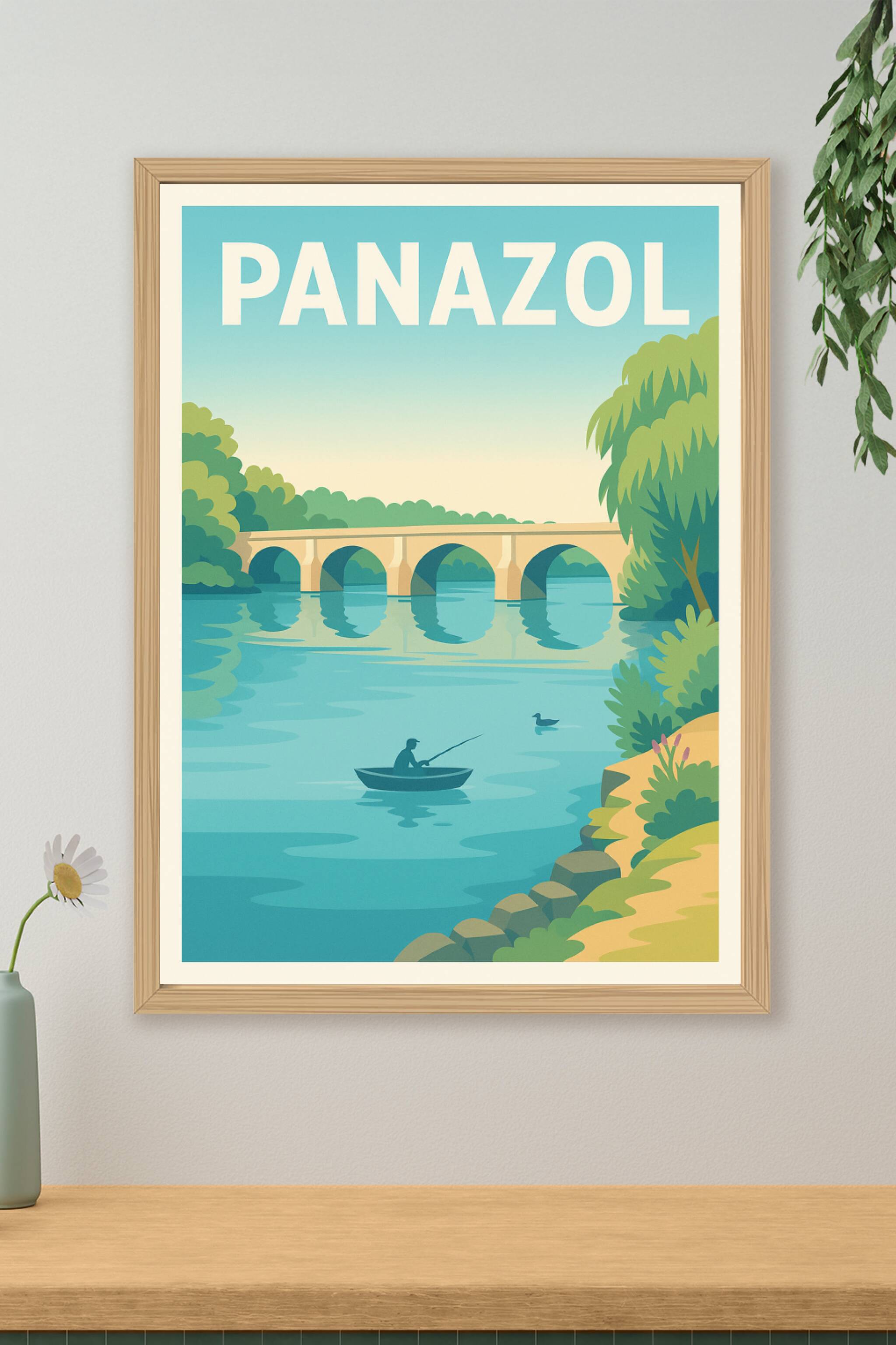 Affiche de Panazol - Sérénité au fil de l'eau