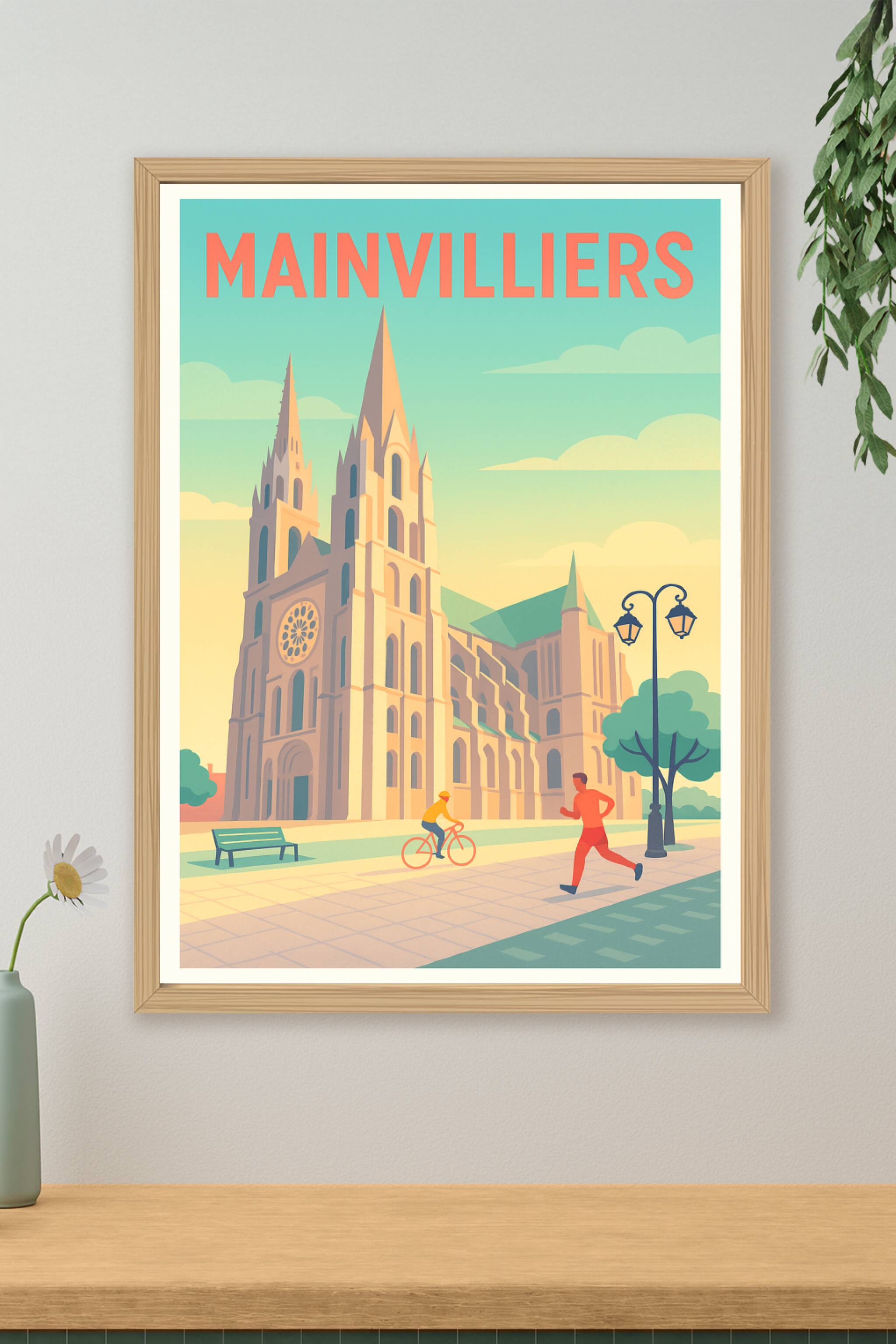 Affiche de Mainvilliers - Charme et Héritage Gothique