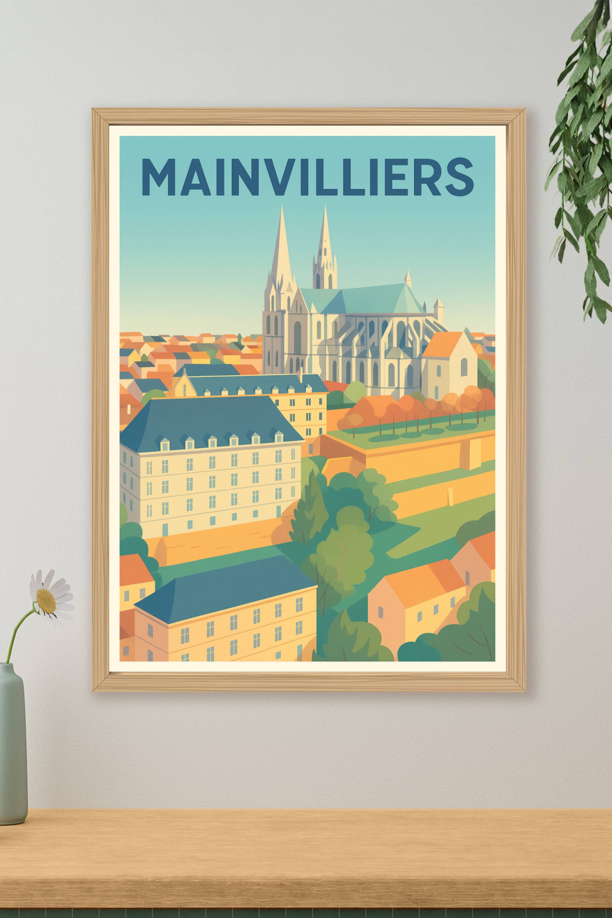 Affiche de Mainvilliers - Charme historique et architectural