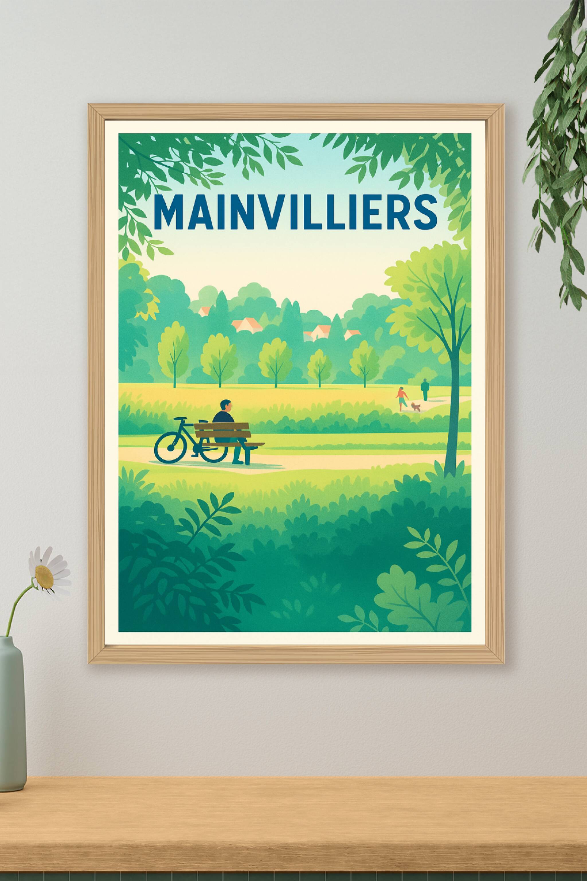 Affiche de Mainvilliers - Évasion et calme au cœur de la nature