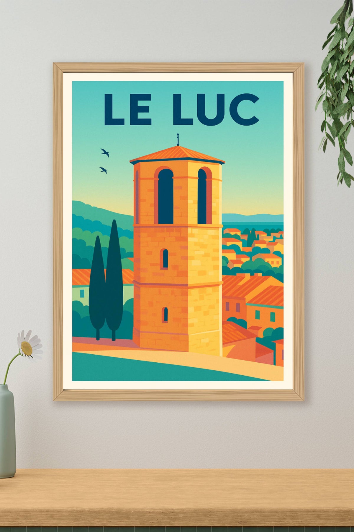 Affiche de Le Luc - Charme provençal en lumière douce