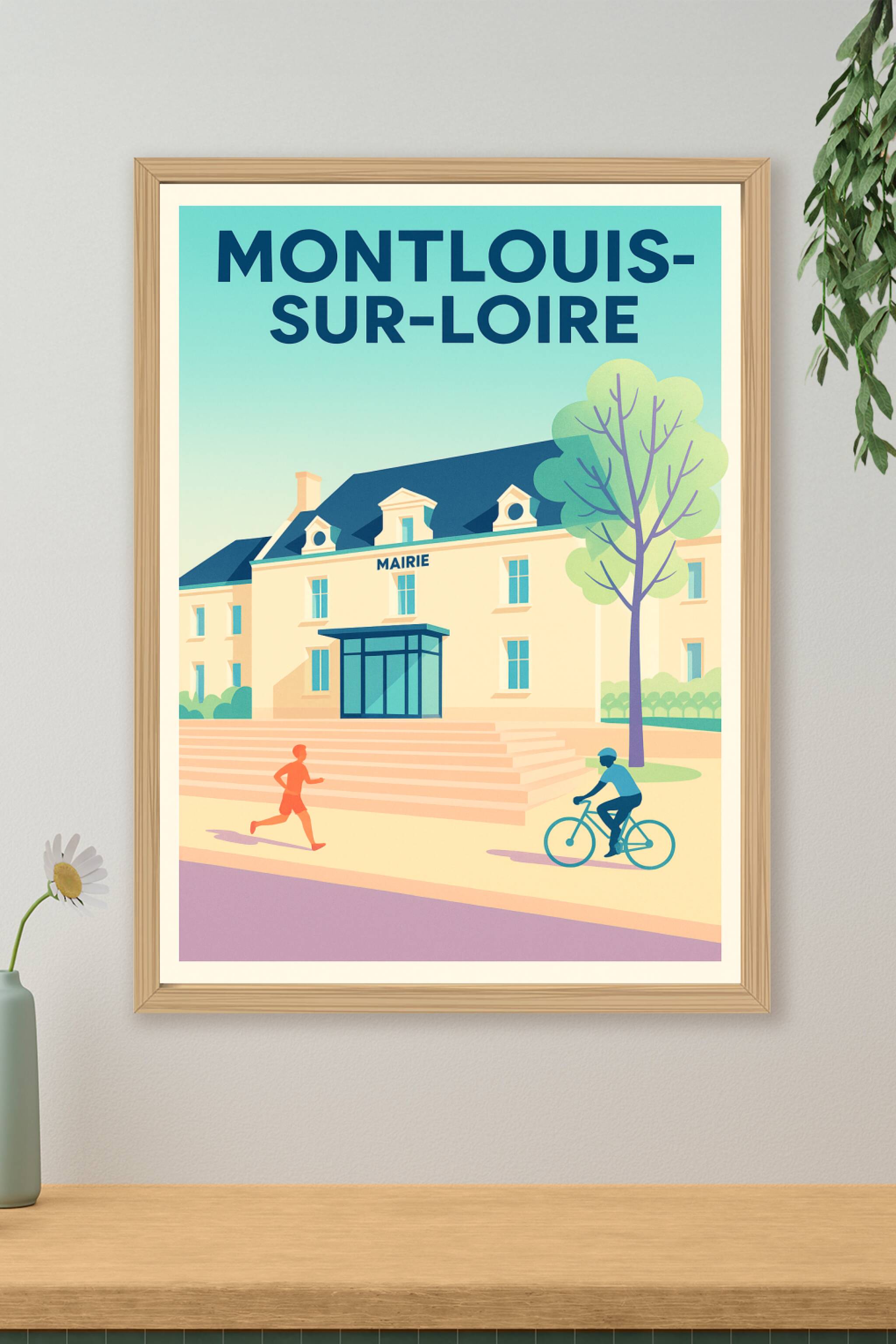 Affiche de Montlouis-sur-Loire - Charme et activité au cœur de la ville