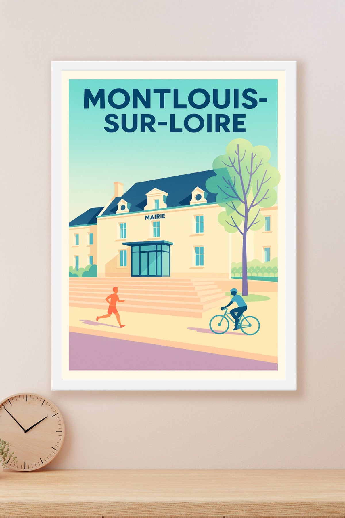 Affiche de Montlouis-sur-Loire - Charme et activité au cœur de la ville