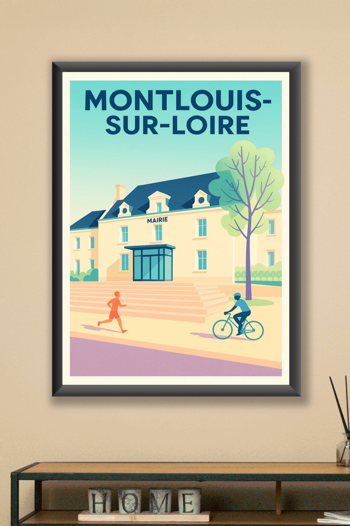 Affiche de Montlouis-sur-Loire - Charme et activité au cœur de la ville