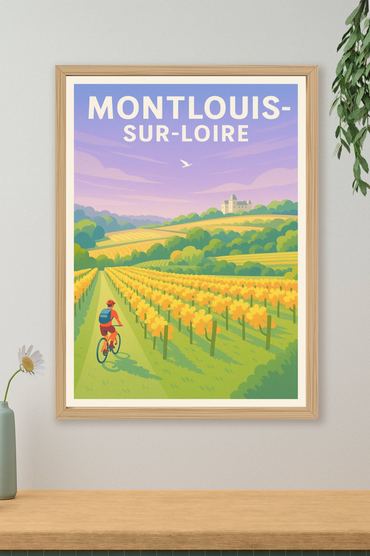 Affiche de Montlouis-sur-Loire - Escapade bucolique à vélo