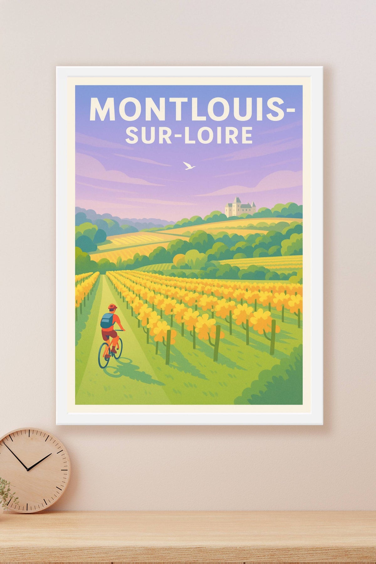 Affiche de Montlouis-sur-Loire - Escapade bucolique à vélo