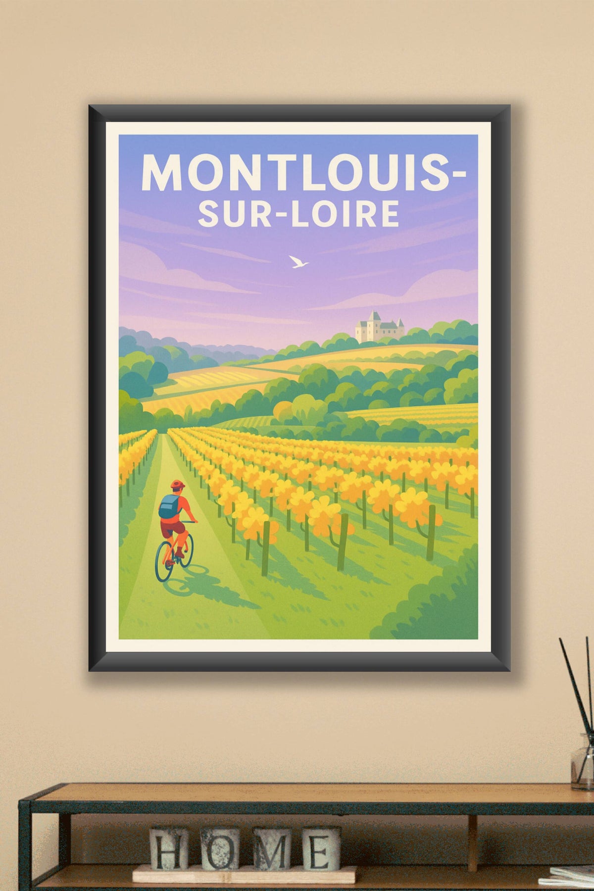 Affiche de Montlouis-sur-Loire - Escapade bucolique à vélo