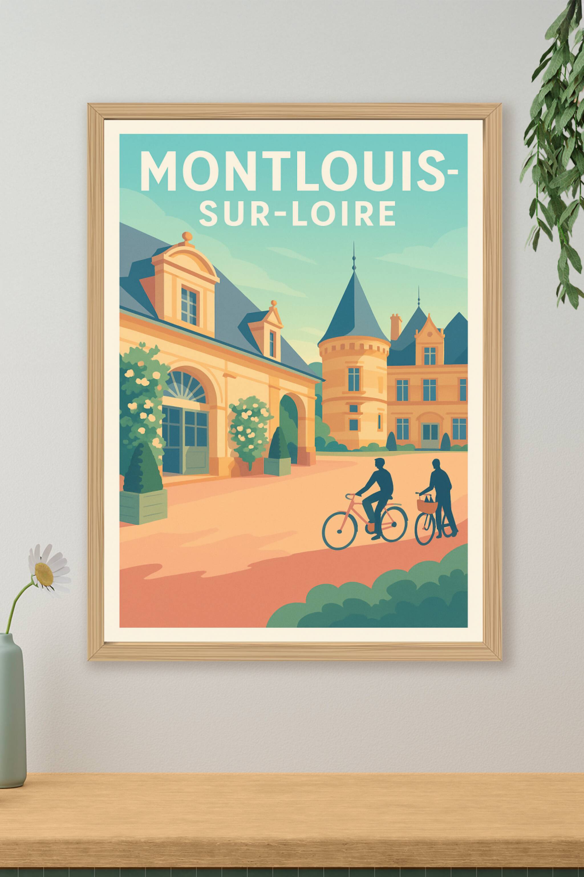 Affiche de Montlouis-sur-Loire - L'élégance d'une étape ligérienne