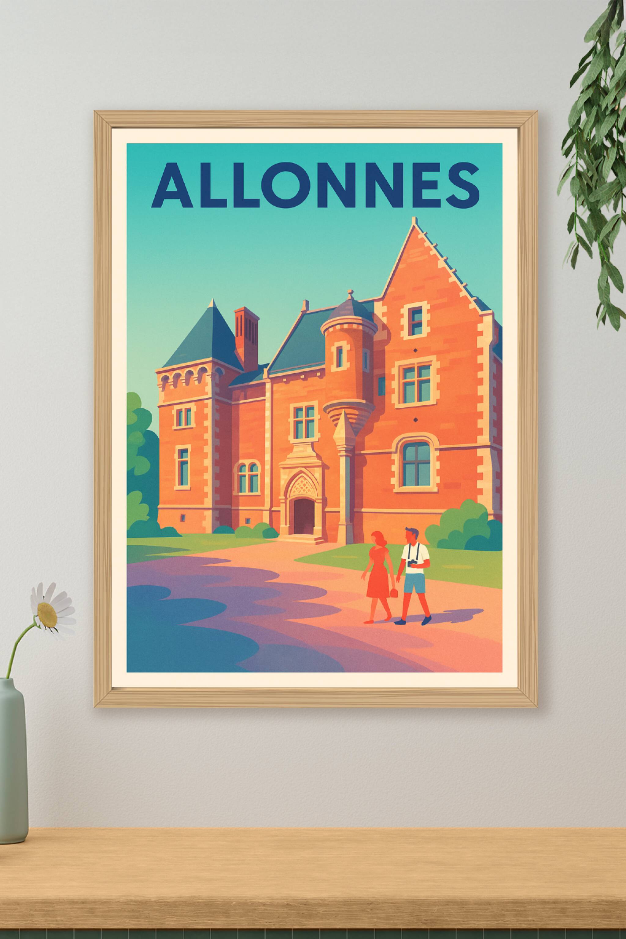 Affiche de Allonnes - Charme historique en balade