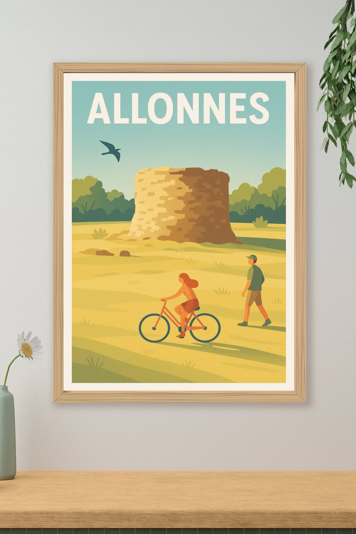 Affiche de Allonnes - Évasion et douceur au cœur de la nature